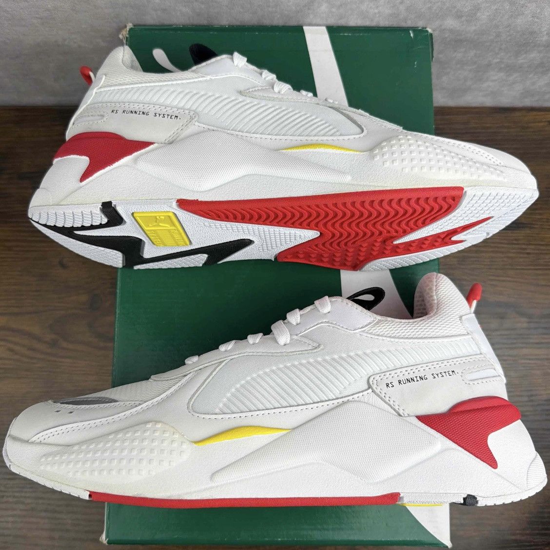 Ferrari × Puma NEW Puma RS-X Trophy Scuderia Ferrari White Rosso 370581-01 Size US 9.5 / EU 42-43 - 3 Thumbnail