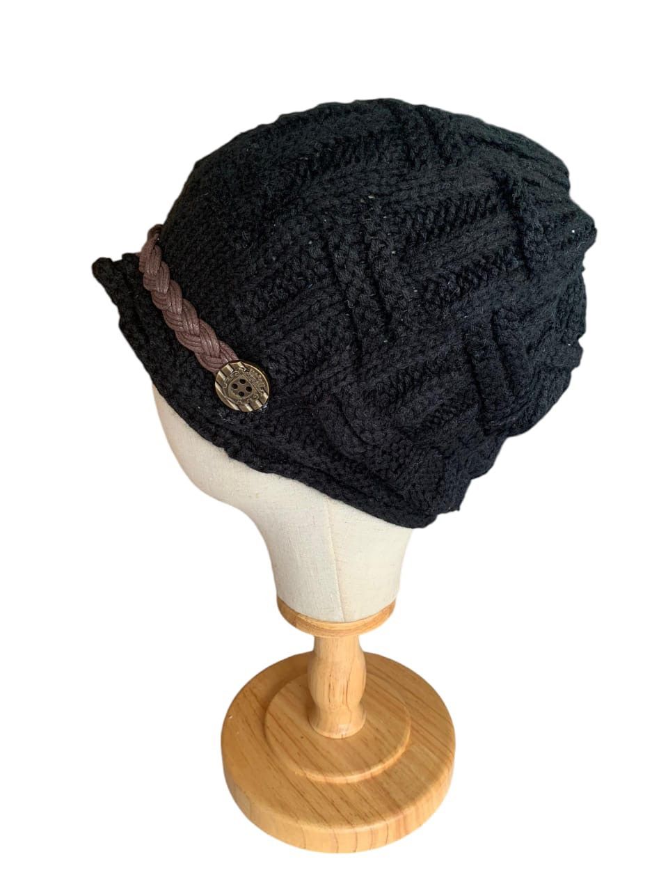 Japanese Brand × Kapital × Vintage Punk Bondage Style Knitted Beanie Hats☠️ Size ONE SIZE - 6 Thumbnail