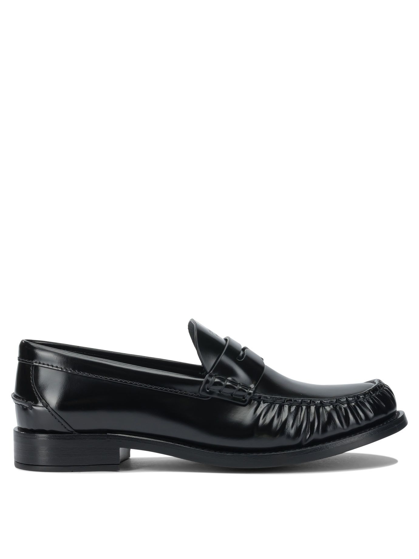 Prada Prada Brushed Leather Loafers IT 38 Women - USA Duties Paid Size US 8 / IT 38 - 1 Thumbnail