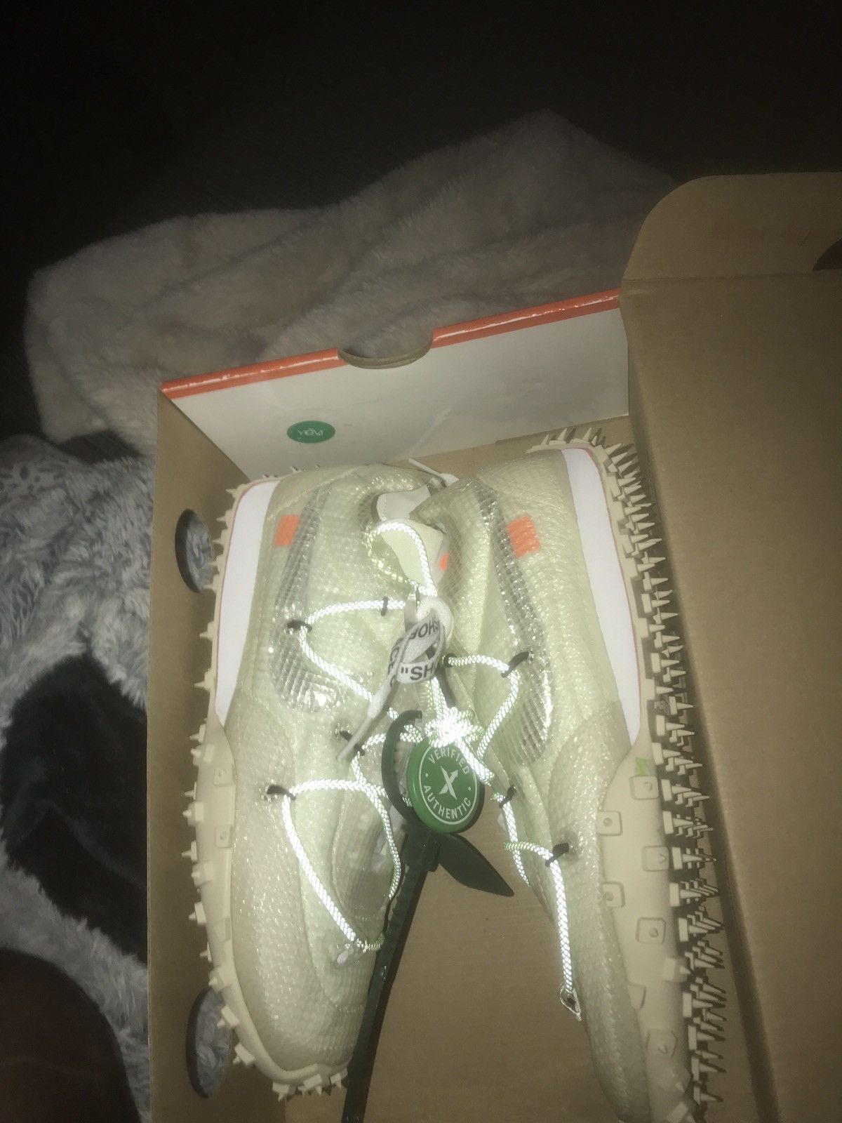 Nike × Off-White Nike x Off White waffle racer electric green Size US 8.5 / EU 41-42 - 2 Thumbnail