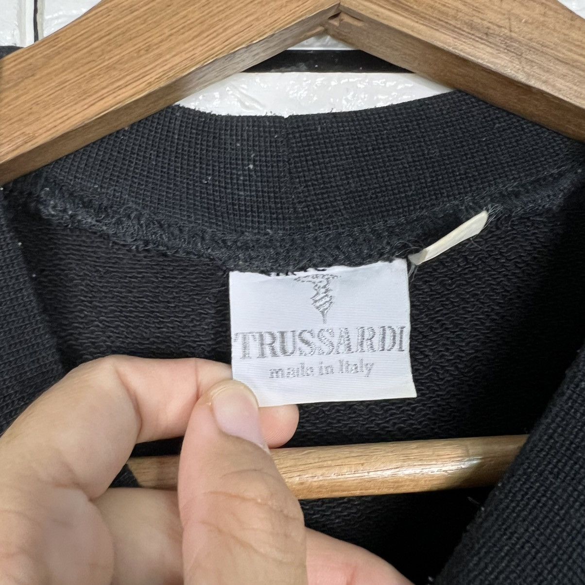 Trussardi TRUSSARDI Embroidery Big Logo Crewneck Sweatshirt #3949-C180 Size US M / EU 48-50 / 2 - 9 Thumbnail