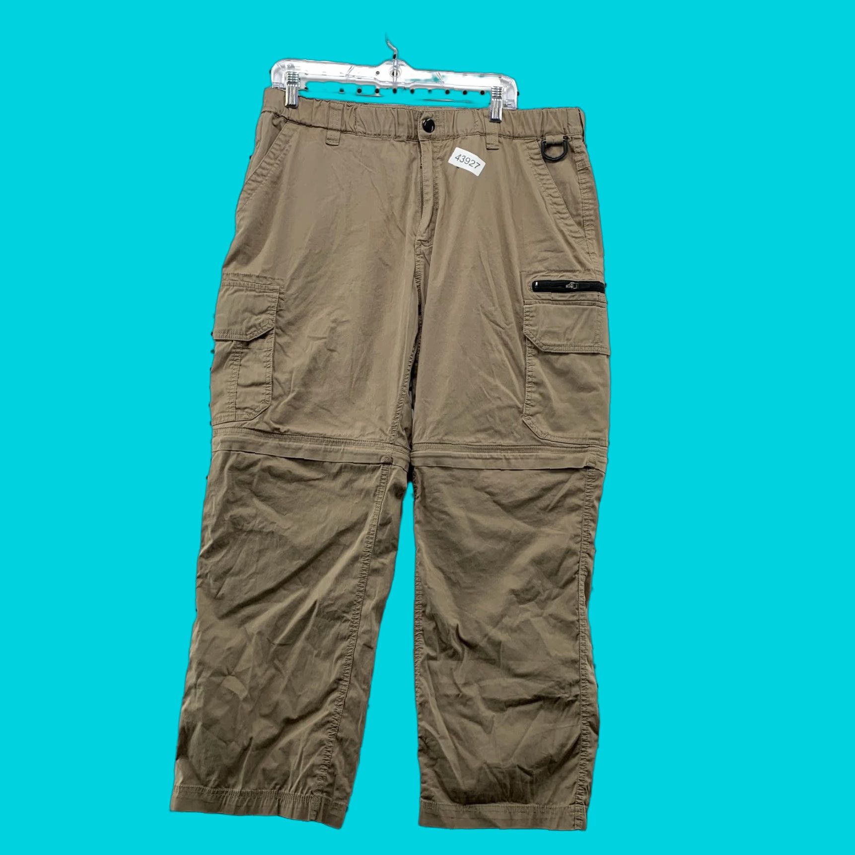 Vintage VINTAGE BC Clothing Co Convertible Cargo Pants Mens XL 36x30 Brown Casual Size US 36 / EU 52 - 1 Thumbnail