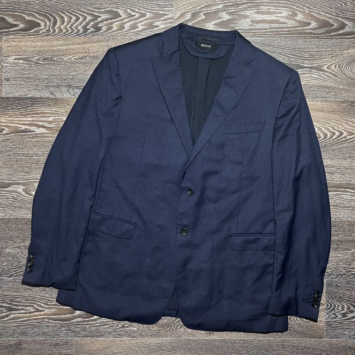 Z ZEGNA Drop 7 Slim Fit Wool Blazer