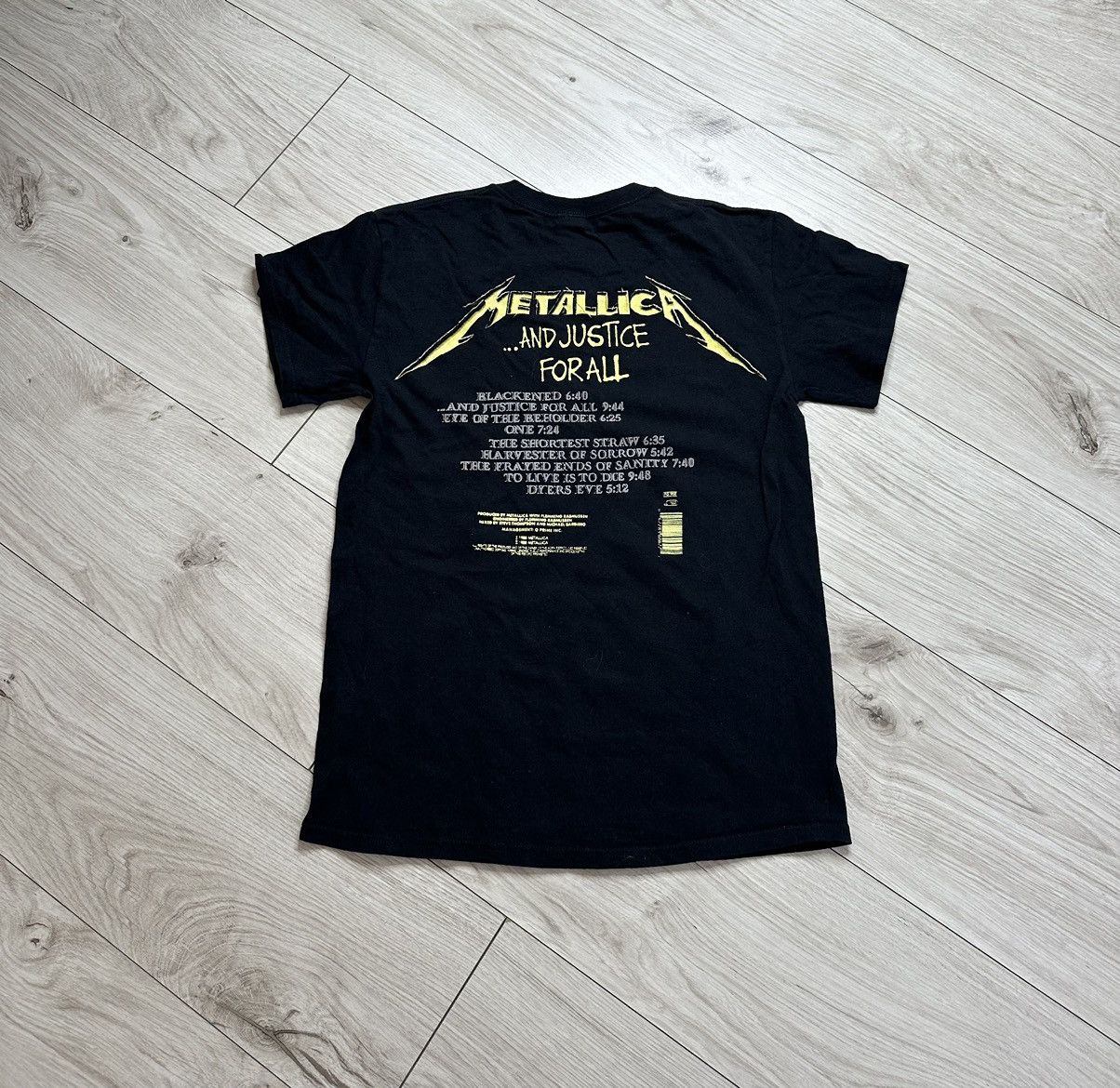 Band Tees × Metallica × Vintage Vintage Metallica and justice for all pushead Y2K Size US S / EU 44-46 / 1 - 2 Thumbnail