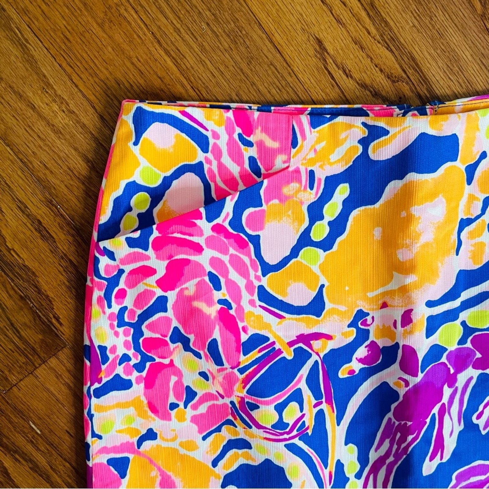 Lilly Pulitzer Lilly Pulitzer Marigold Catch And Release Skort Size 26" / US 2 / IT 38 - 7 Thumbnail