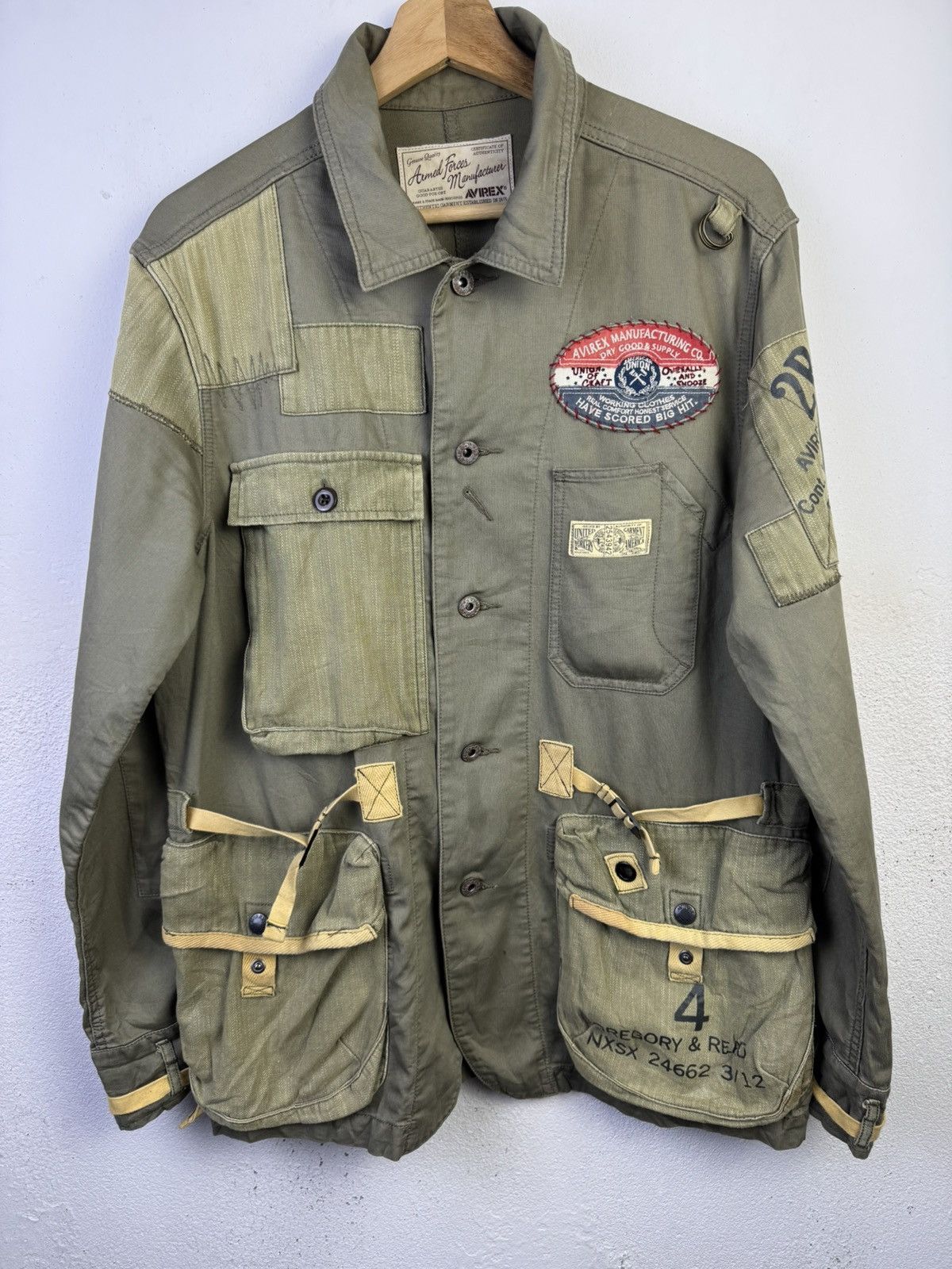 Avirex Vintage Avirex Tactical Utility Jacket Military Multi Pocket Size US M / EU 48-50 / 2 - 1 Thumbnail