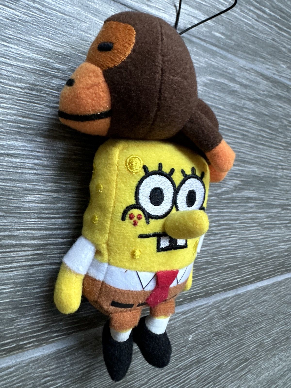 Bape Bape SpongeBob plush keychain Size ONE SIZE - 2 Thumbnail