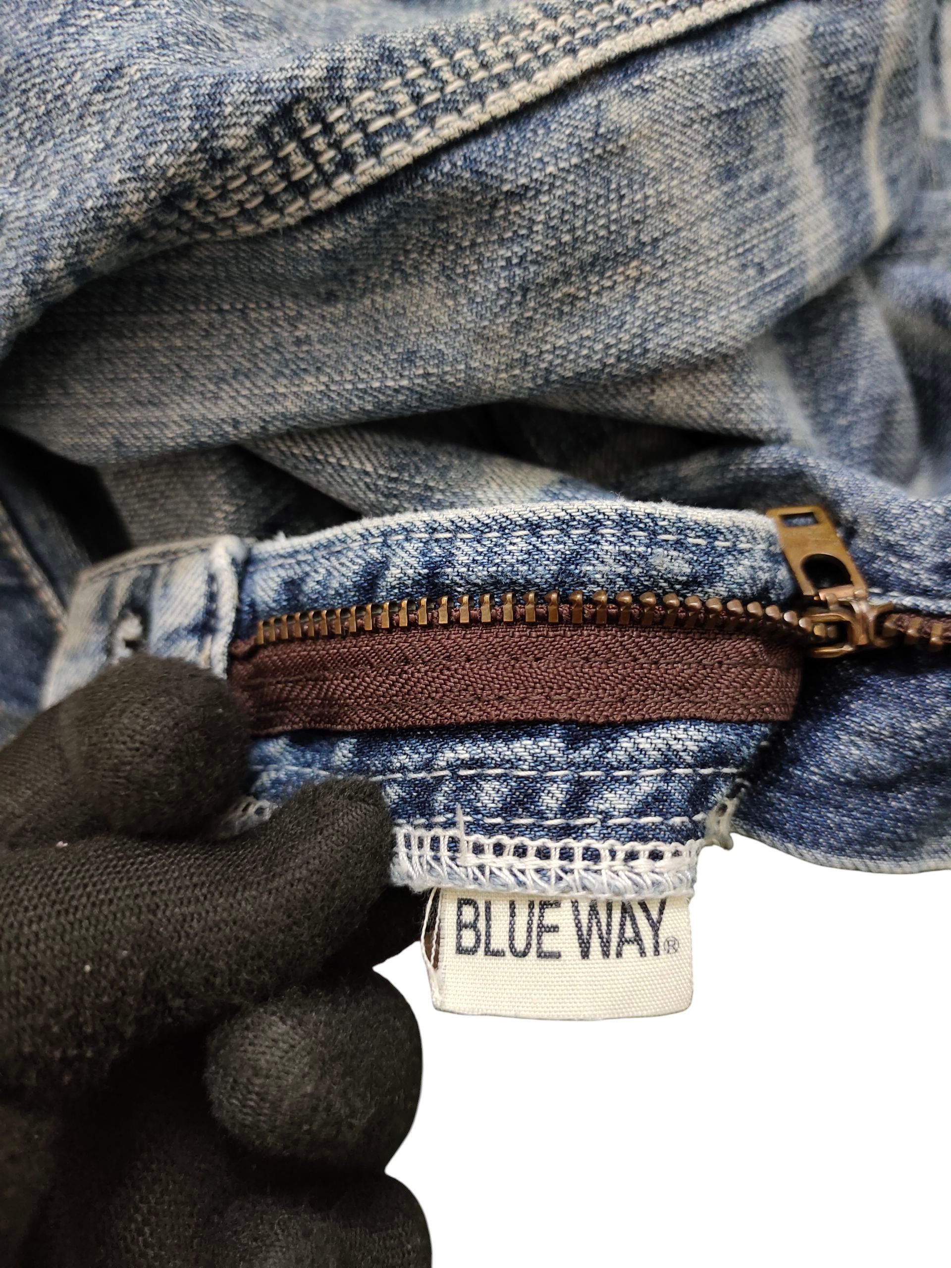 Kapital Vintage Blueway Japan Clawmark Distress Denim Jeans Size US 31 - 15 Thumbnail