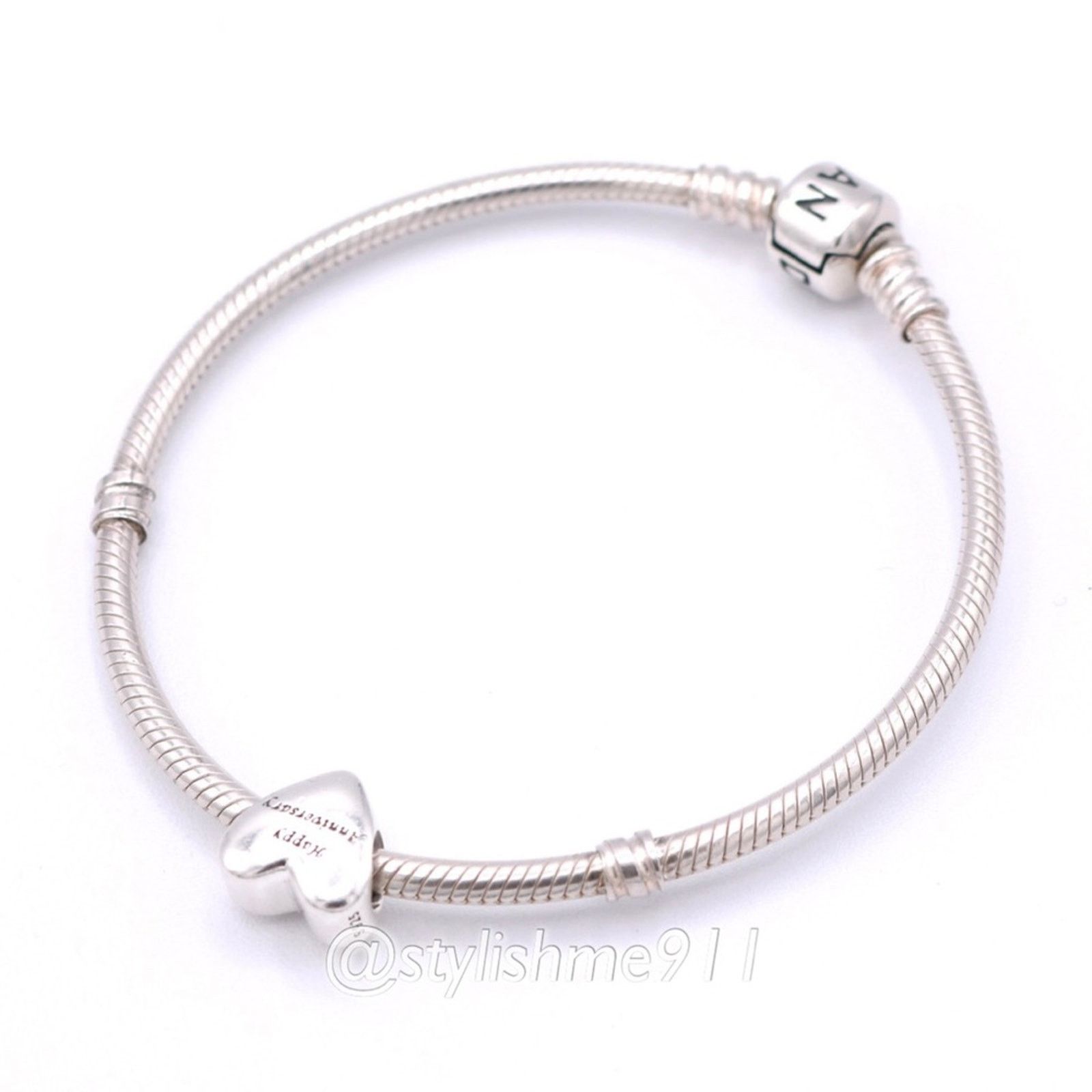 pandora Authentic Pandora Happy Anniversary Heart Charm - 791290 Size ONE SIZE - 6 Thumbnail