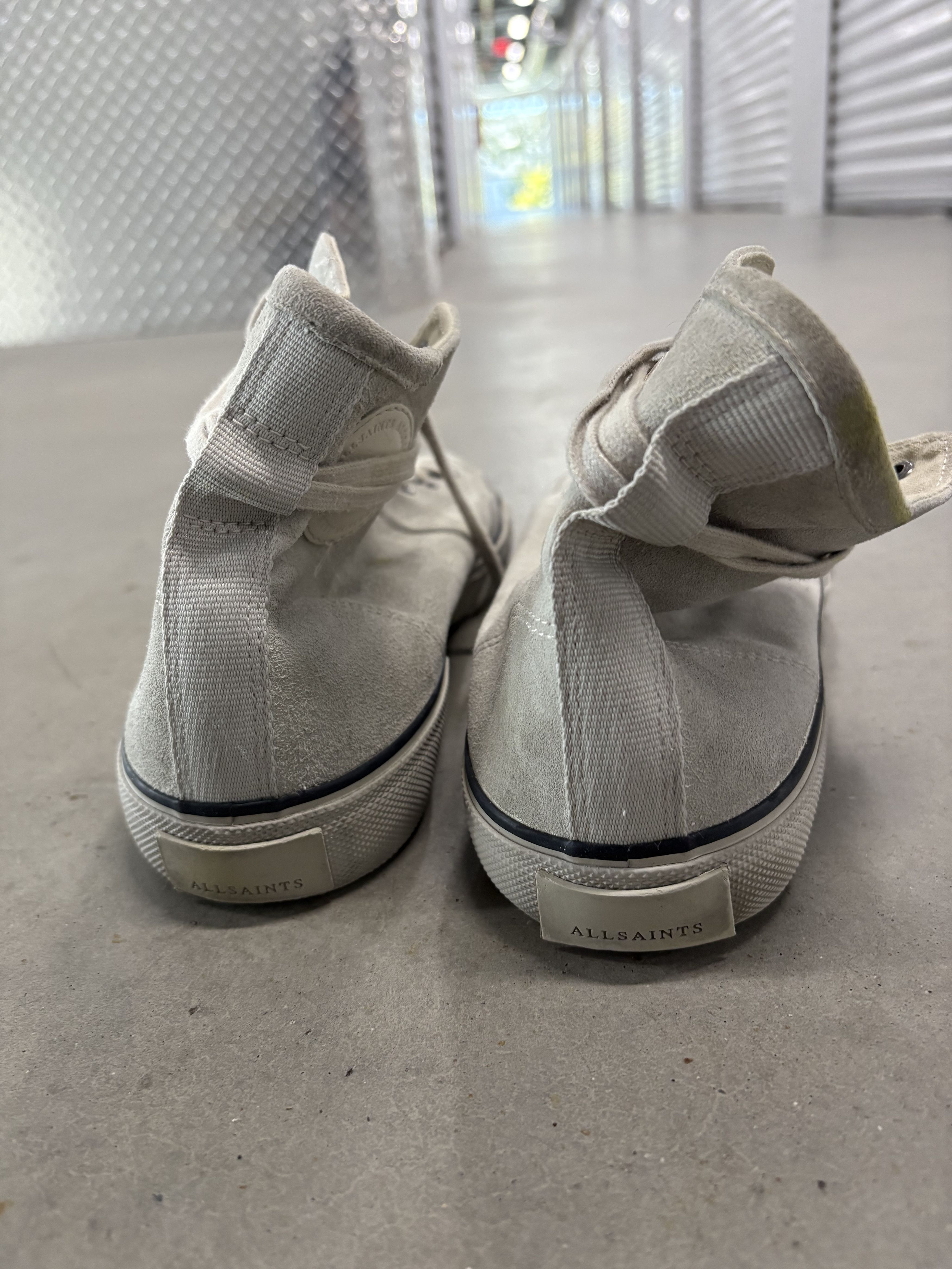 Allsaints AllSaints Dumont White Chalk High Tops Size US 12 / EU 45 - 4 Thumbnail