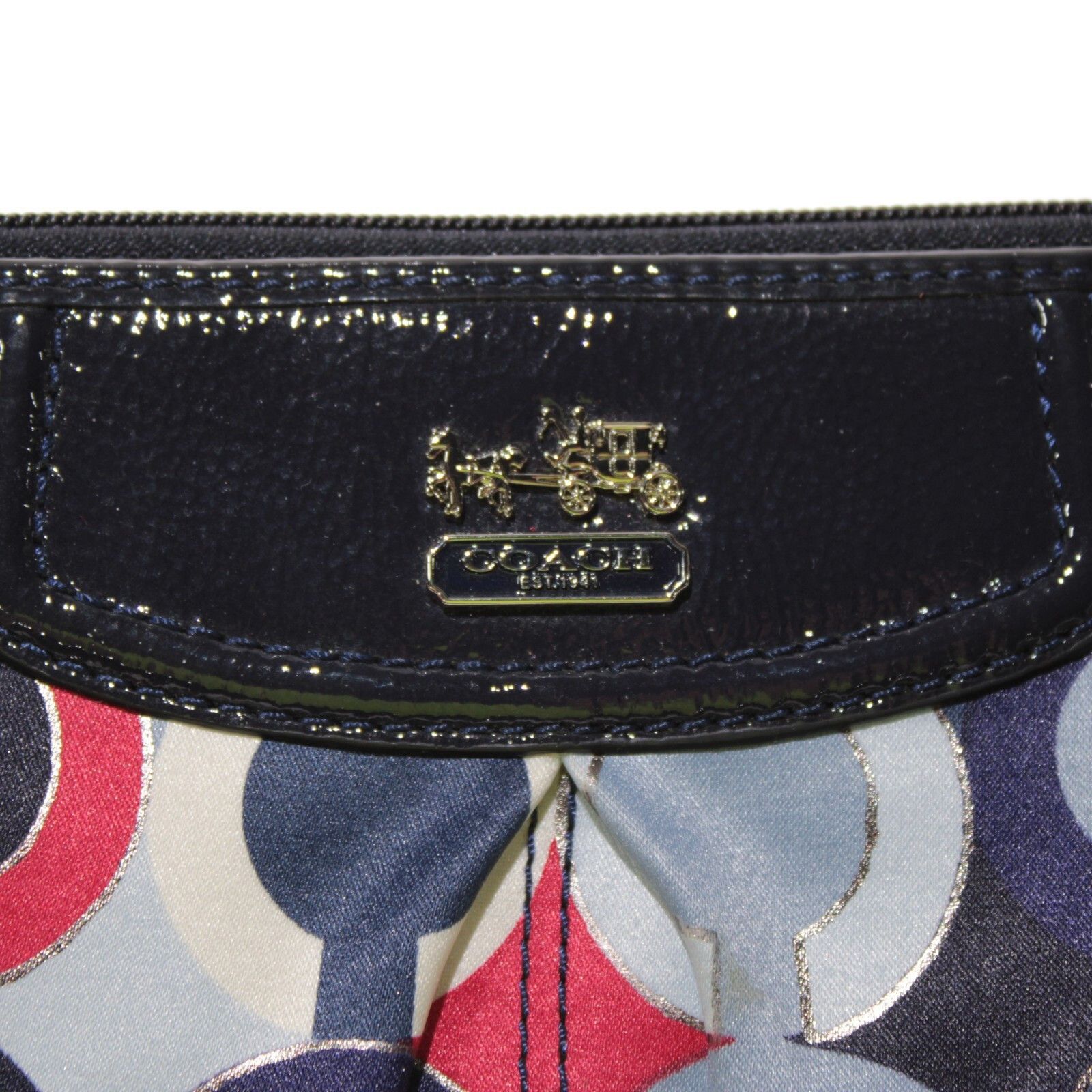 Coach Coach Wrislet / Clutch Purse in Blue / Red / White Logo Size ONE SIZE - 2 Thumbnail