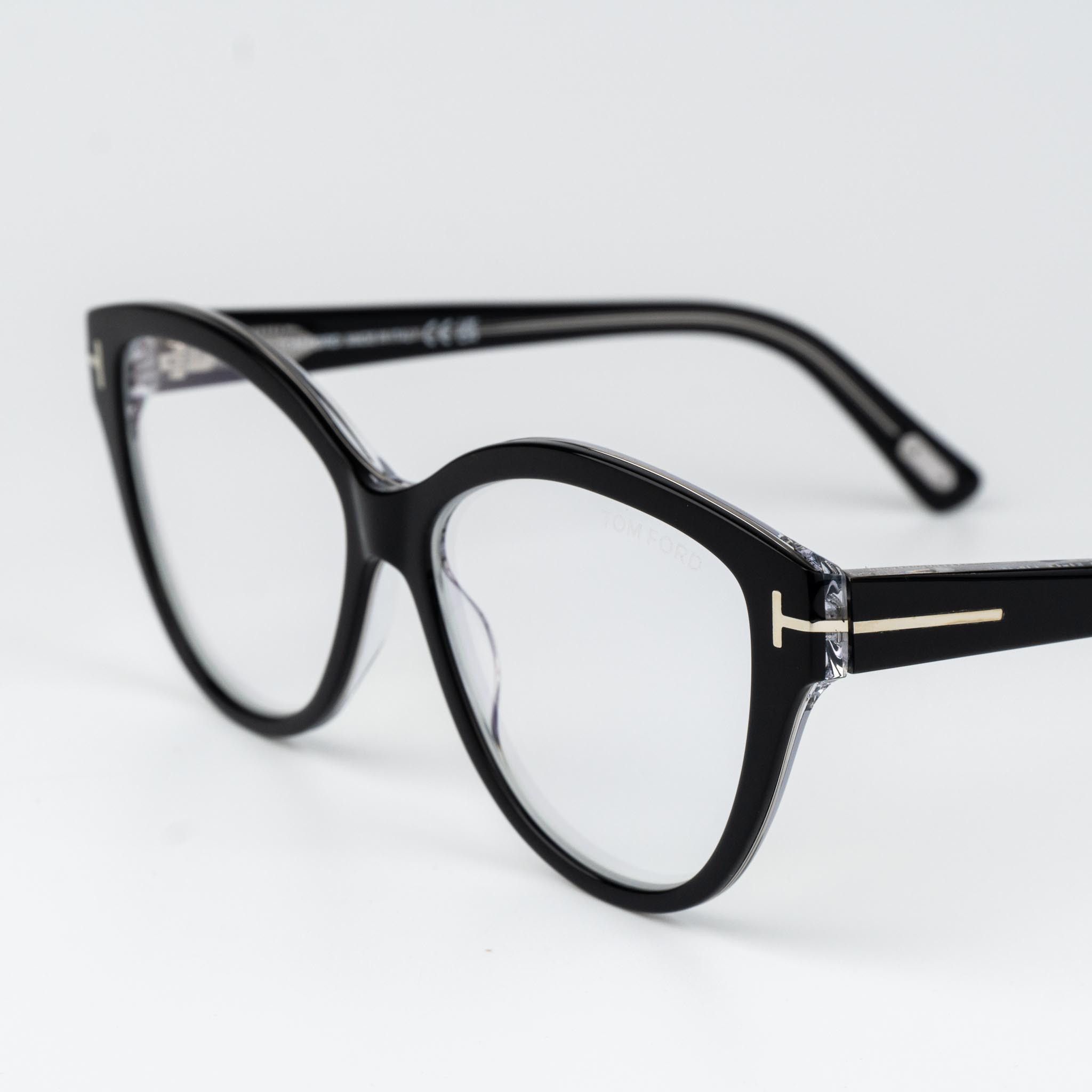 Tom Ford Tom Ford Woman Eyeglasses Cat Eye FT5954-B 003 NEW AUTHENTIC Size ONE SIZE - 6 Thumbnail
