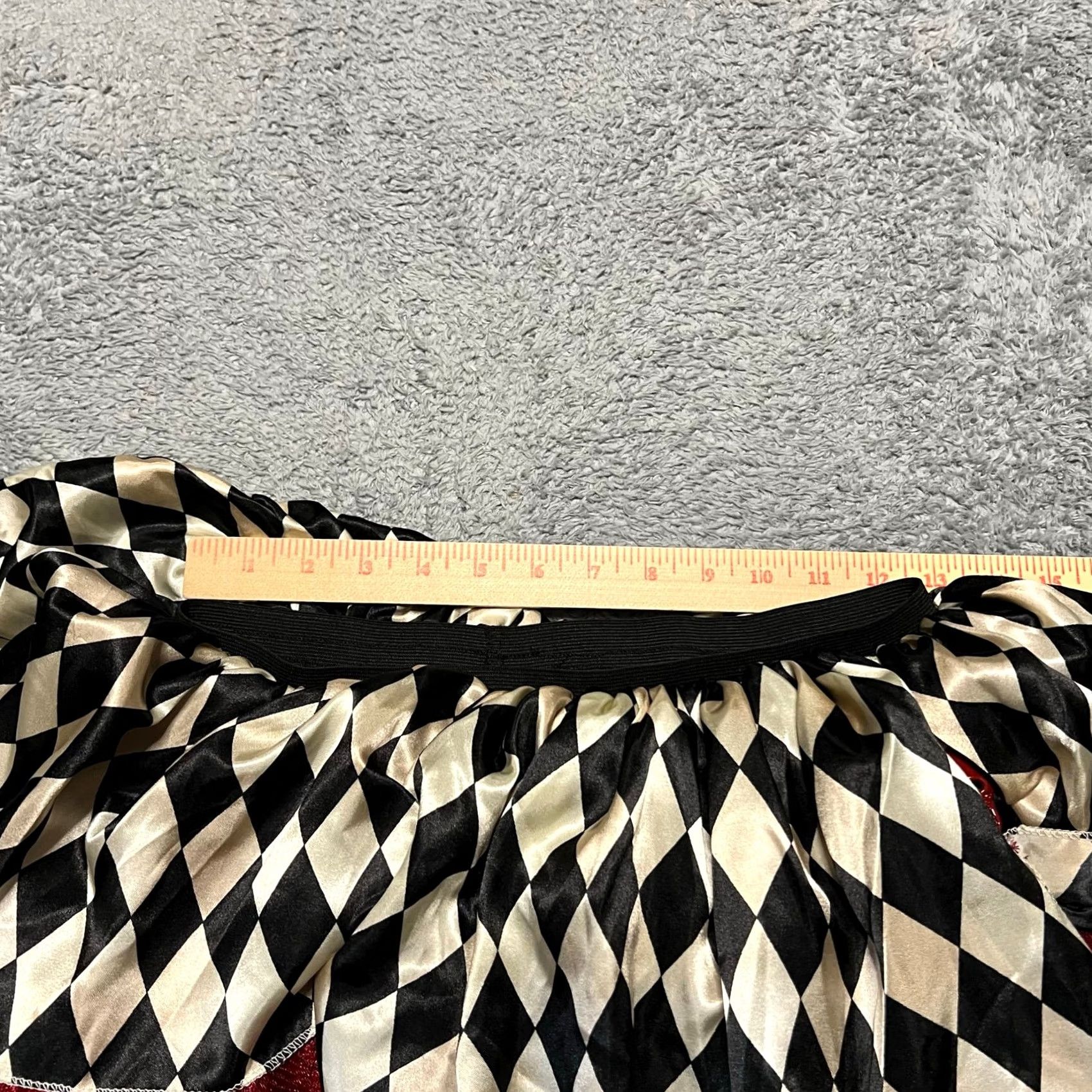 Vintage Amscan Harley Quinn Tutu Skirt Women Costume Plaid Size 42" / US 20 - 5 Thumbnail