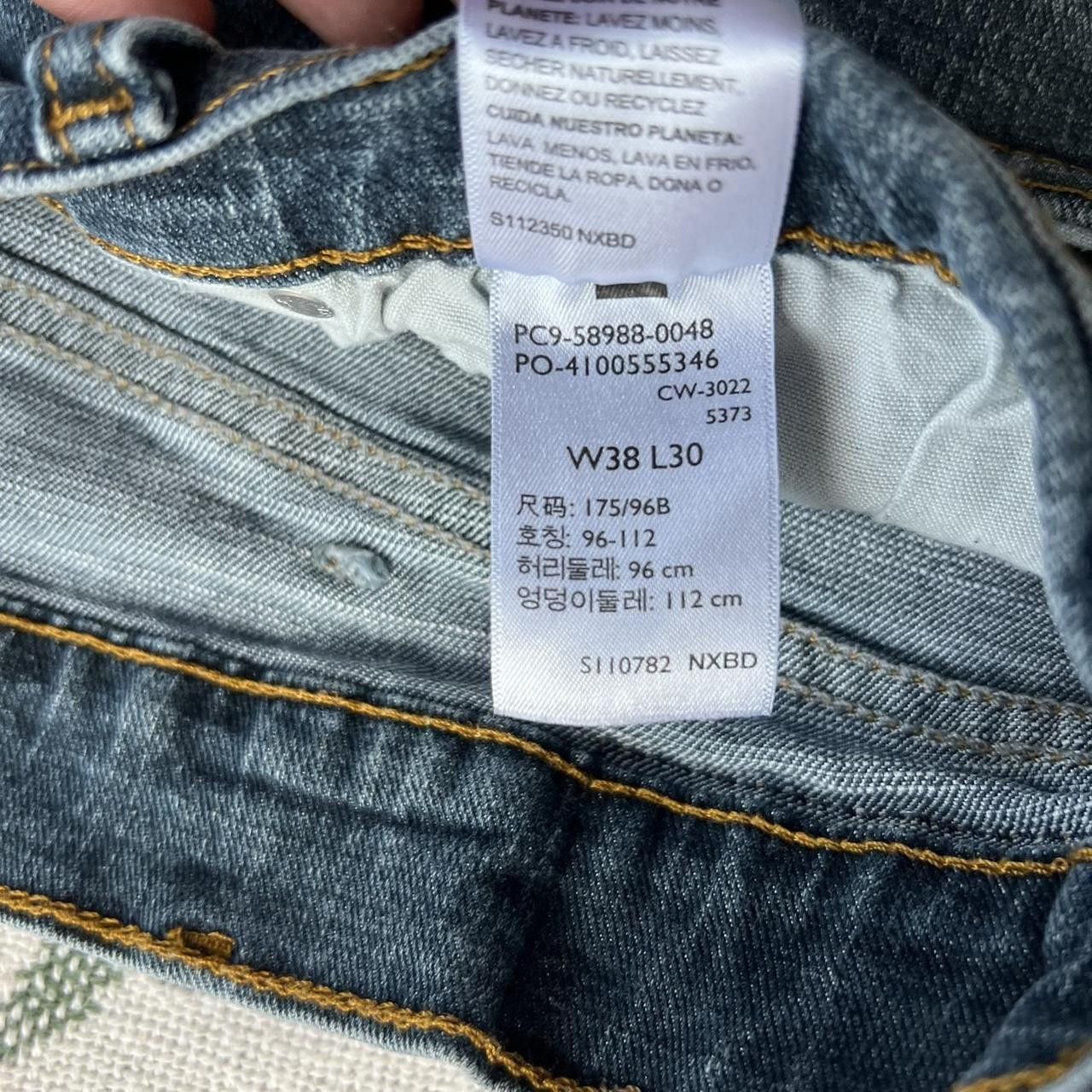 Vintage Vintage Y2K/2000s Grunge Dark Wash Skater Style Essential denim jeans! Size US 38 / EU 54 - 8 Thumbnail