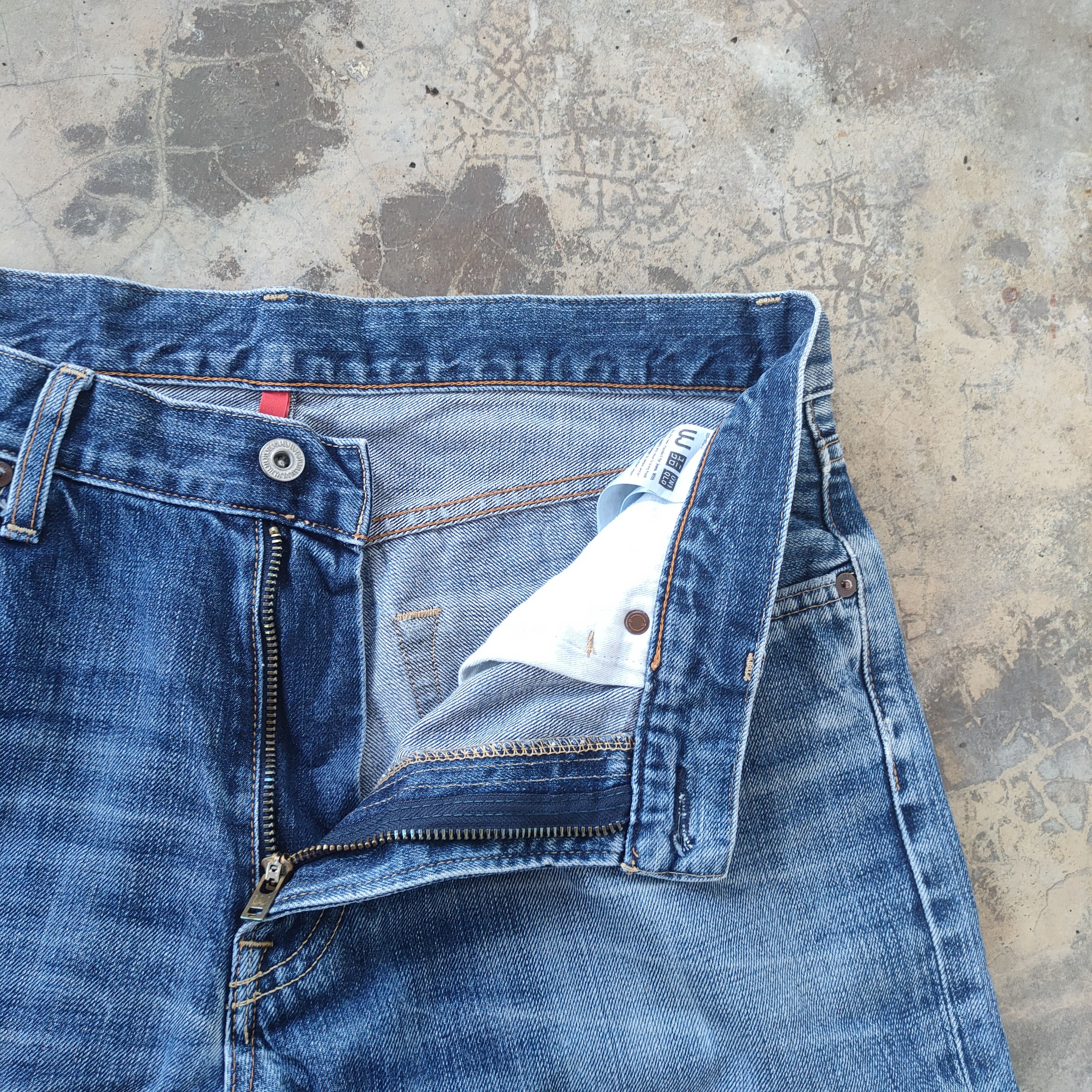 Japanese Brand W34 VINTAGE JAPANESE FADED RIPPED JEANS DENIM PANTS Size US 34 / EU 50 - 7 Thumbnail