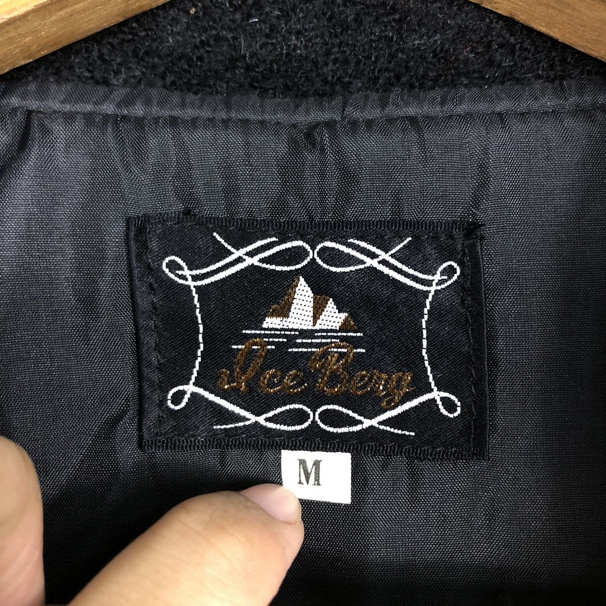 Japanese Brand 📌Vintage Bomber Jacket Ice Berg Rich Black Issey Miyake Size US M / EU 48-50 / 2 - 19 Thumbnail