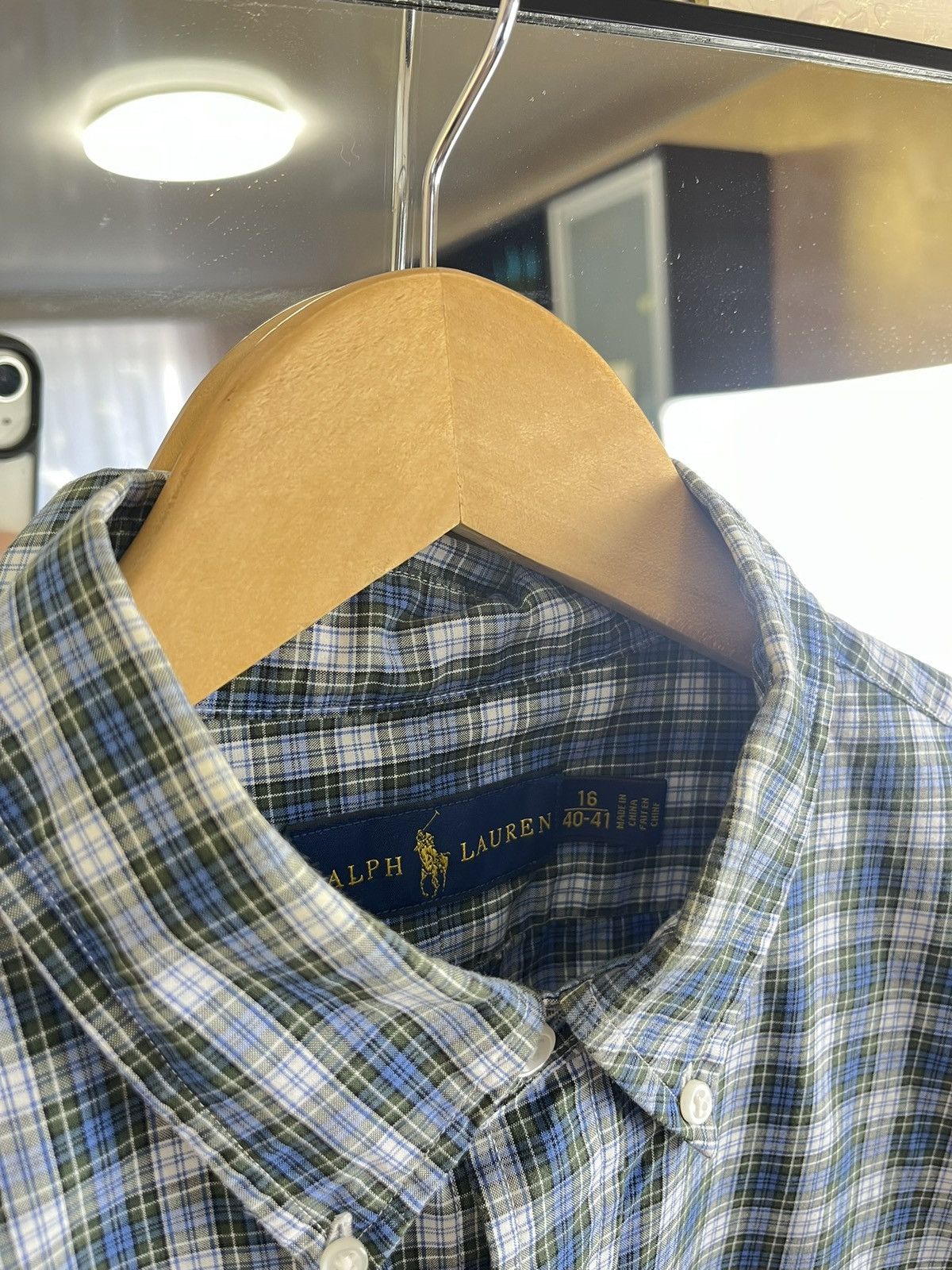 Polo Ralph Lauren Premium Ralph Lauren Preppy Tartan Plaid Button Down Shirt Size US L / EU 52-54 / 3 - 3 Thumbnail