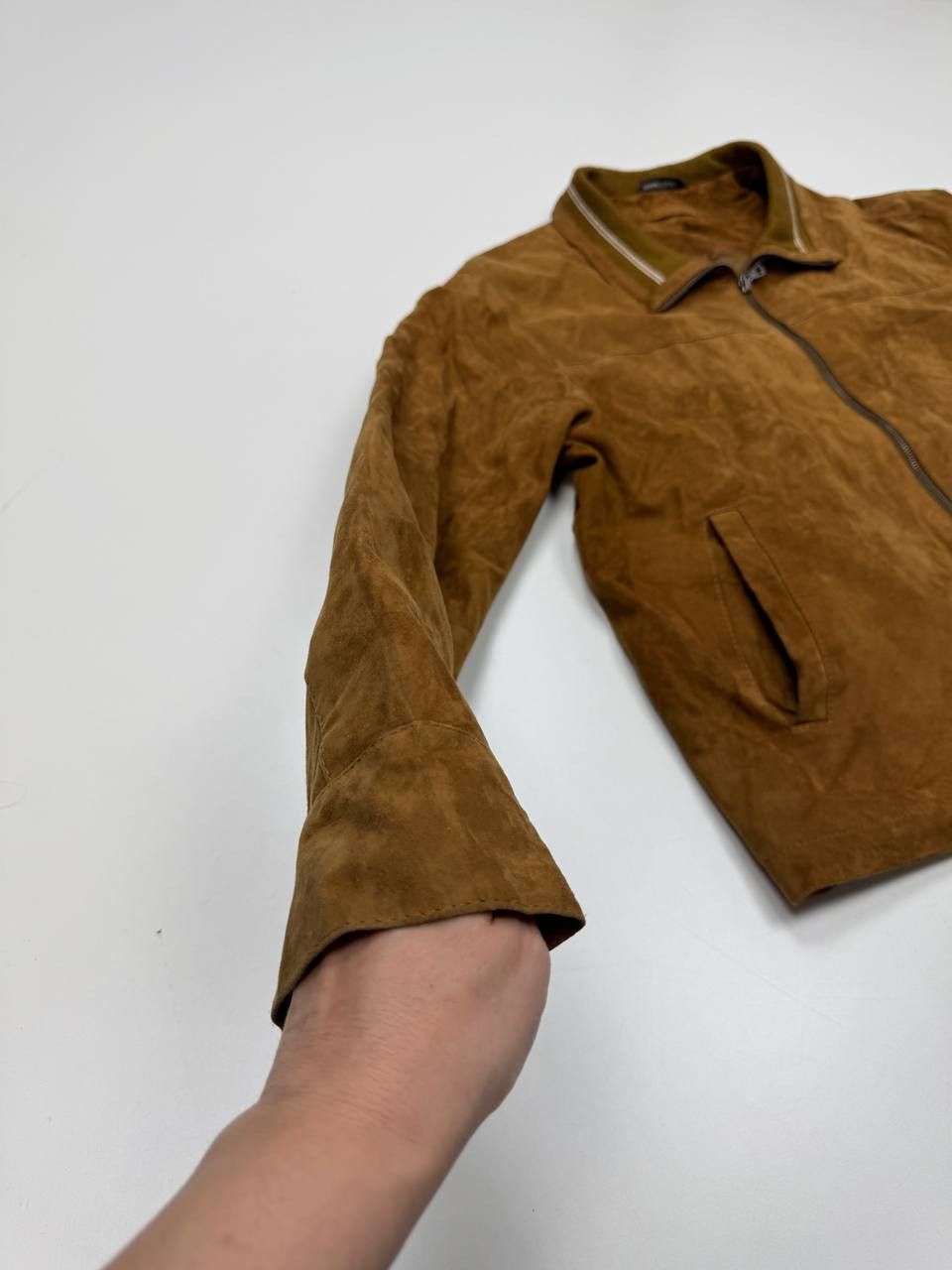 Vera Pelle Vera Pelle Vintage Tan Leather Zip Jacket Men Size US M / EU 48-50 / 2 - 6 Thumbnail