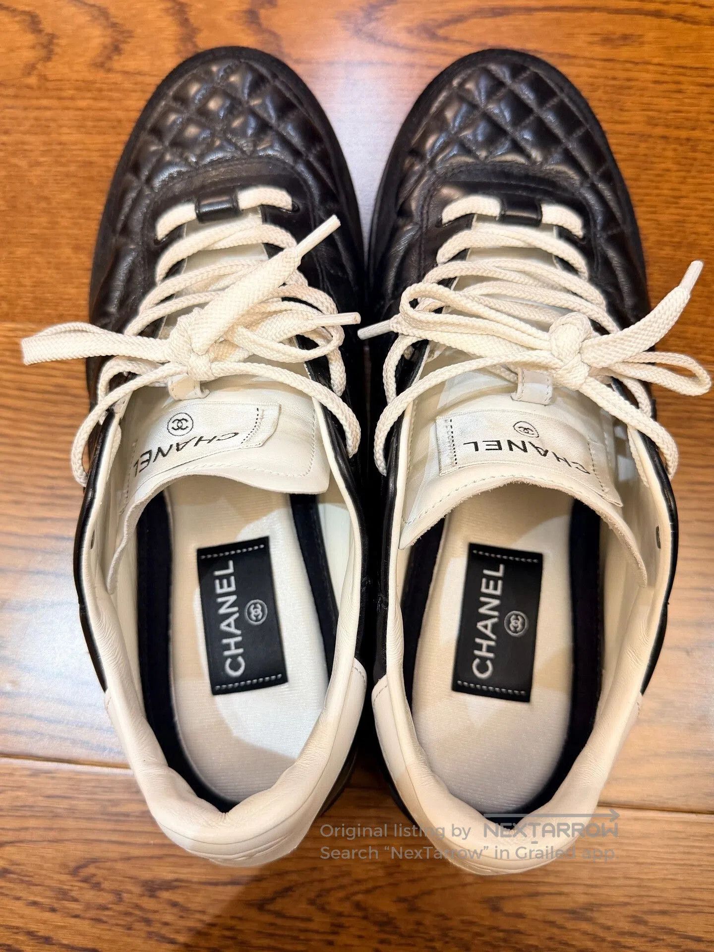 Chanel Chanel 24A Black Classic Sneakers Size 42. Size US 9 / EU 42 - 2 Thumbnail
