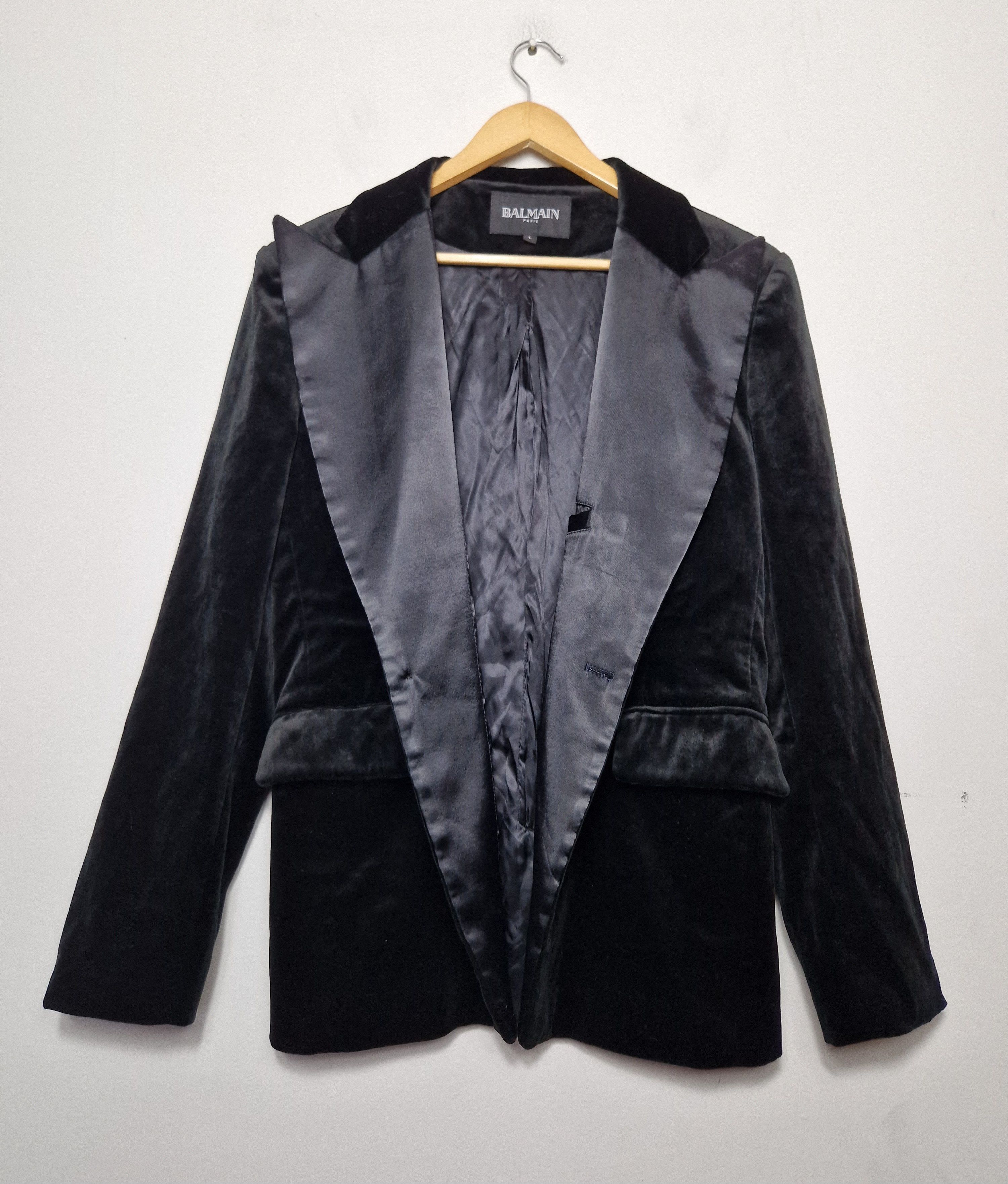 Balmain Balmain velvet blazer Size US L / EU 52-54 / 3 - 6 Thumbnail