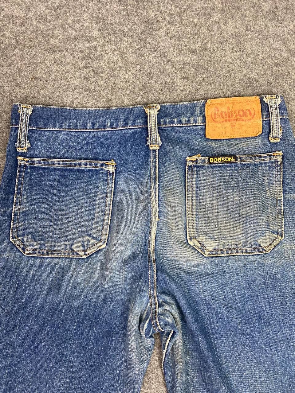 Japanese Brand vintage bobson super flare bootcut denim nice design Size US 31 - 3 Thumbnail