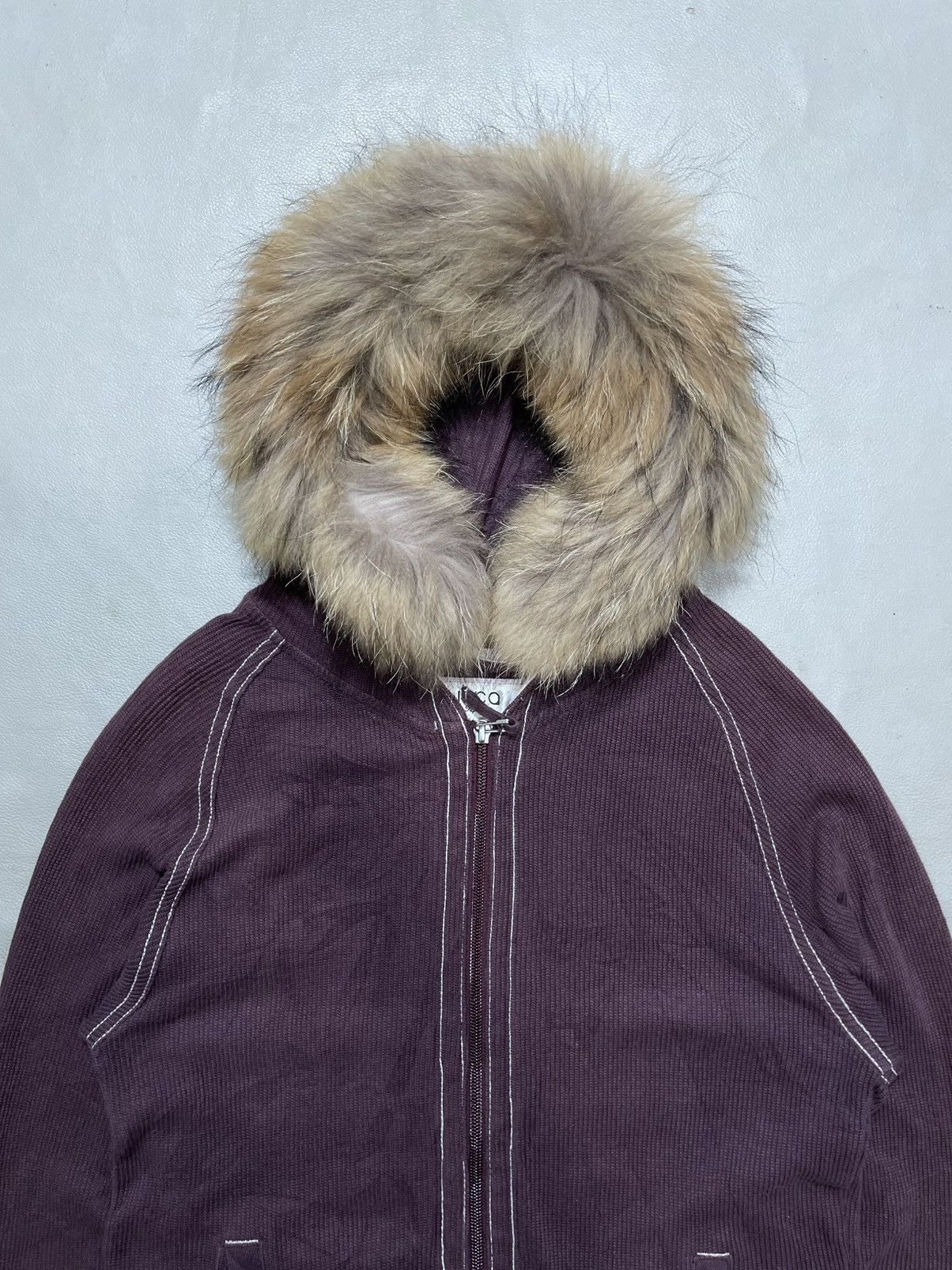 Hysteric Glamour Ikka Zip Fur Hoodie ifsix lgb punk style Size US M / EU 48-50 / 2 - 2 Thumbnail