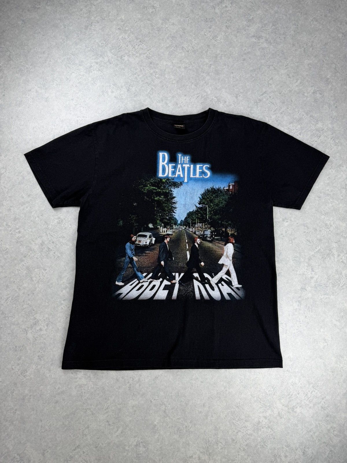 Vintage Vintage The Beatles Abbey Road Black T-Shirt Size US L / EU 52-54 / 3 - 1 Thumbnail