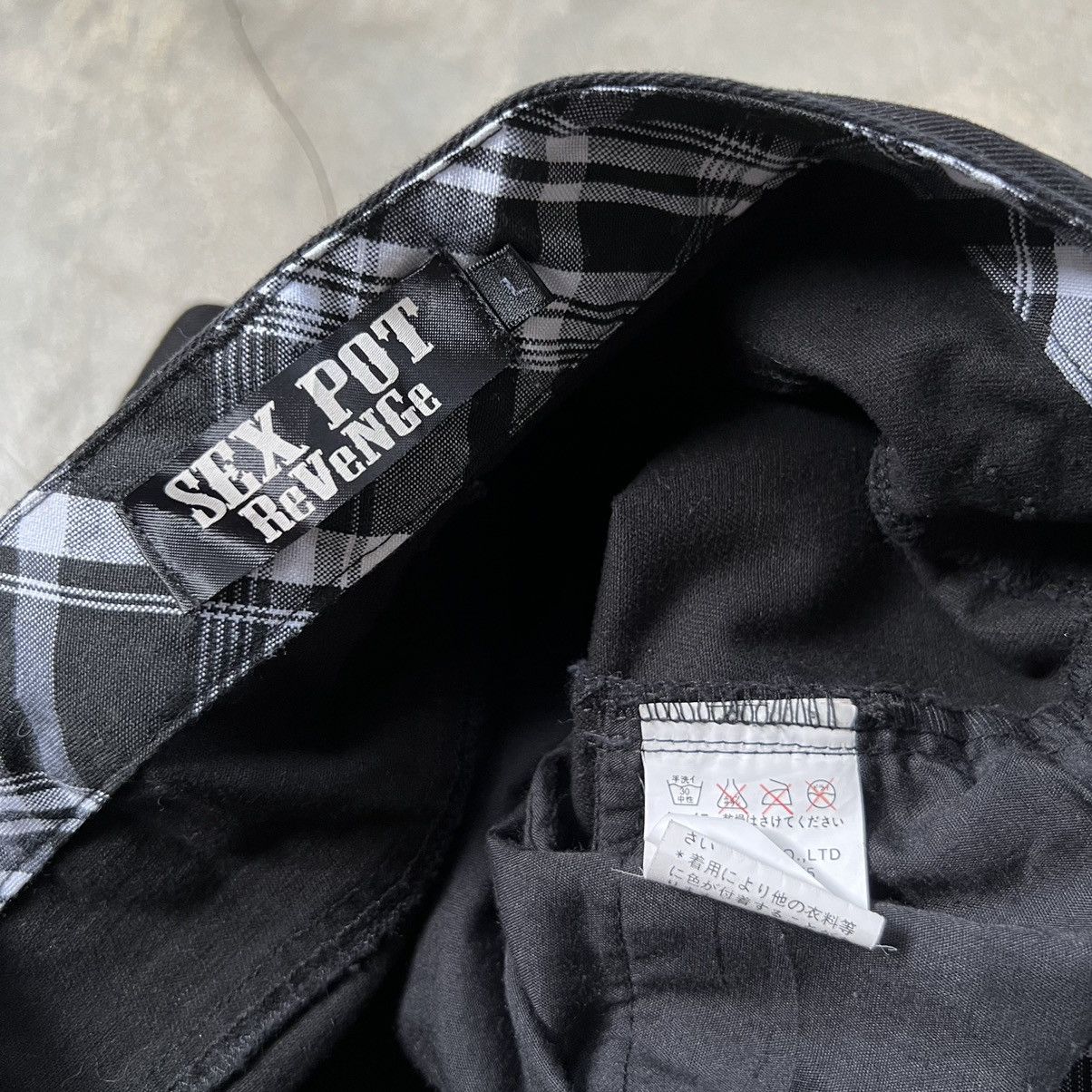 KMRii 2000s Sex Pot Revenge Punk Style Pocket Flared Pants Size US 31 - 7 Thumbnail