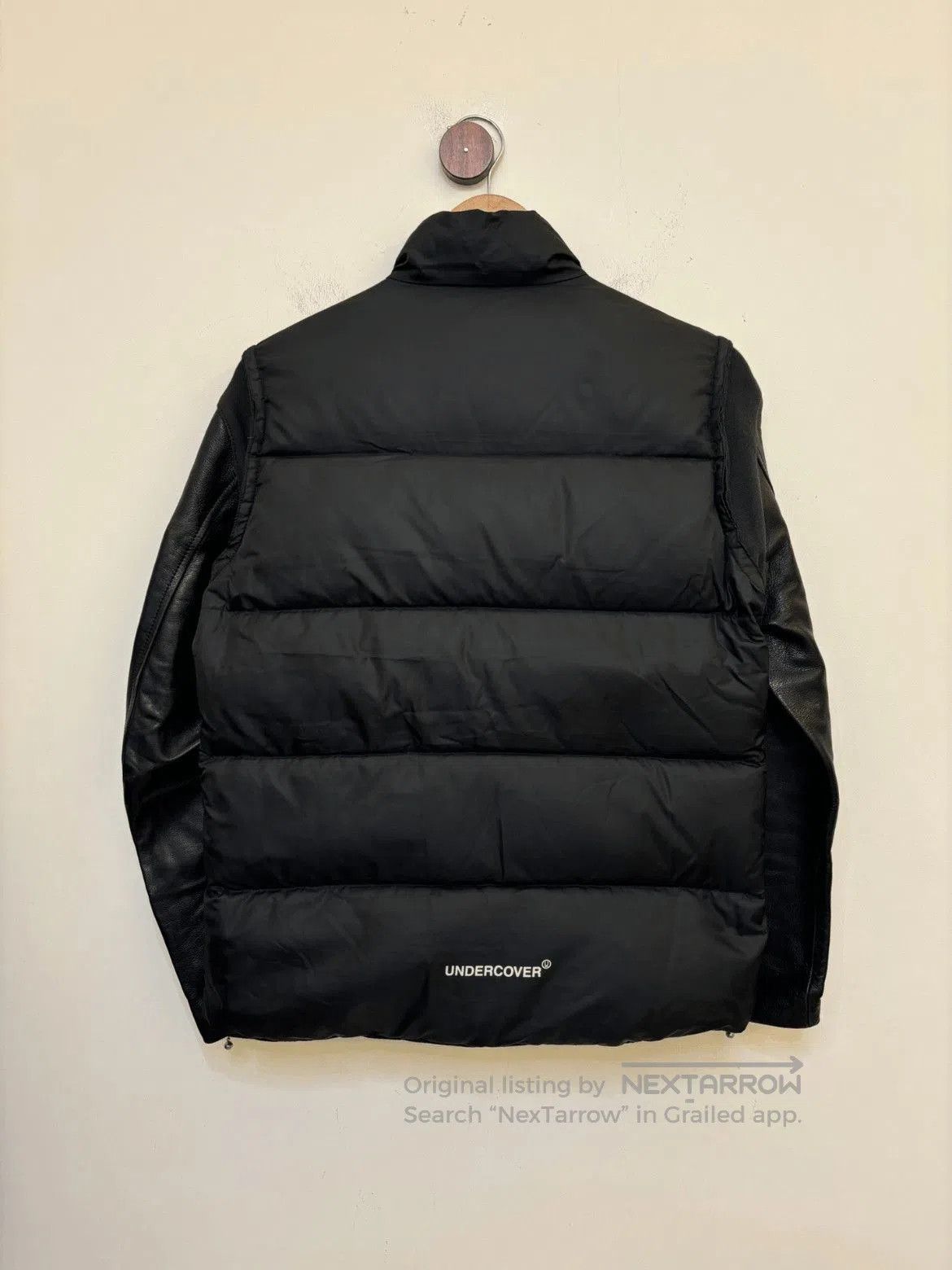 Undercover Sz 1 Undercover Leather Sleeves Puffer Jacket. Size US S / EU 44-46 / 1 - 9 Thumbnail