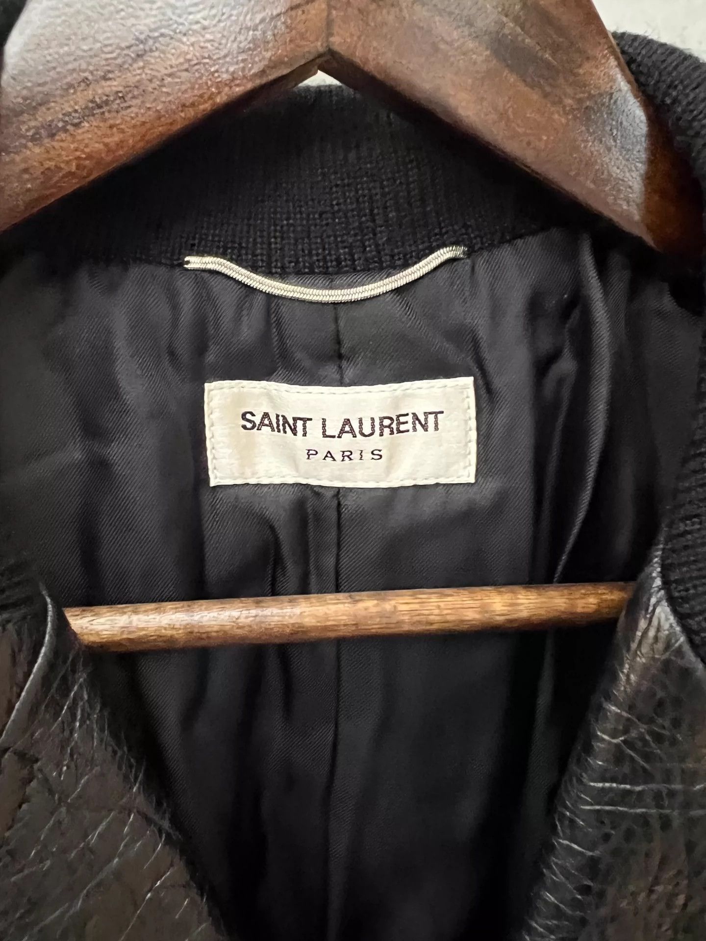 Saint Laurent Paris Saint Laurent Paris Classic leather jacket-2505 Size US L / EU 52-54 / 3 - 3 Thumbnail