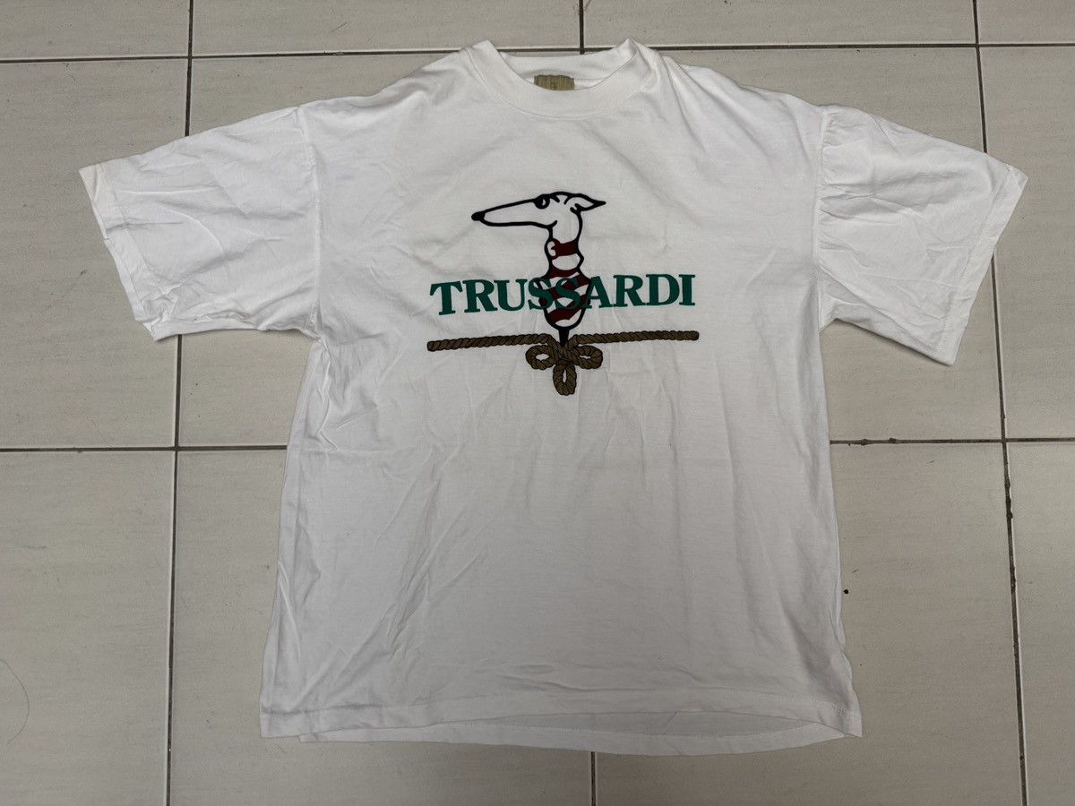 Trussardi Vintage Trussardi big logo Size US L / EU 52-54 / 3 - 1 Thumbnail