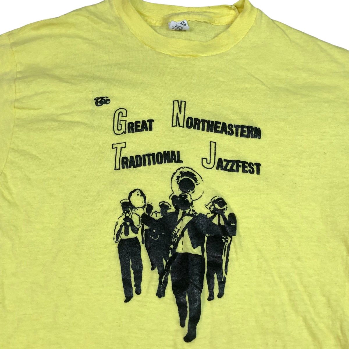 Band Tees × Hanes × Vintage 1970s The Great Northeastern Traditional Jazzfest Shirt Size US M / EU 48-50 / 2 - 2 Thumbnail