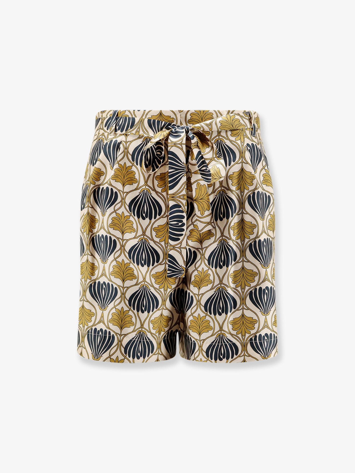 Max Mara Metello Multicolor Silk Shorts Size 28" / US 6 / IT 42 - 1 Thumbnail