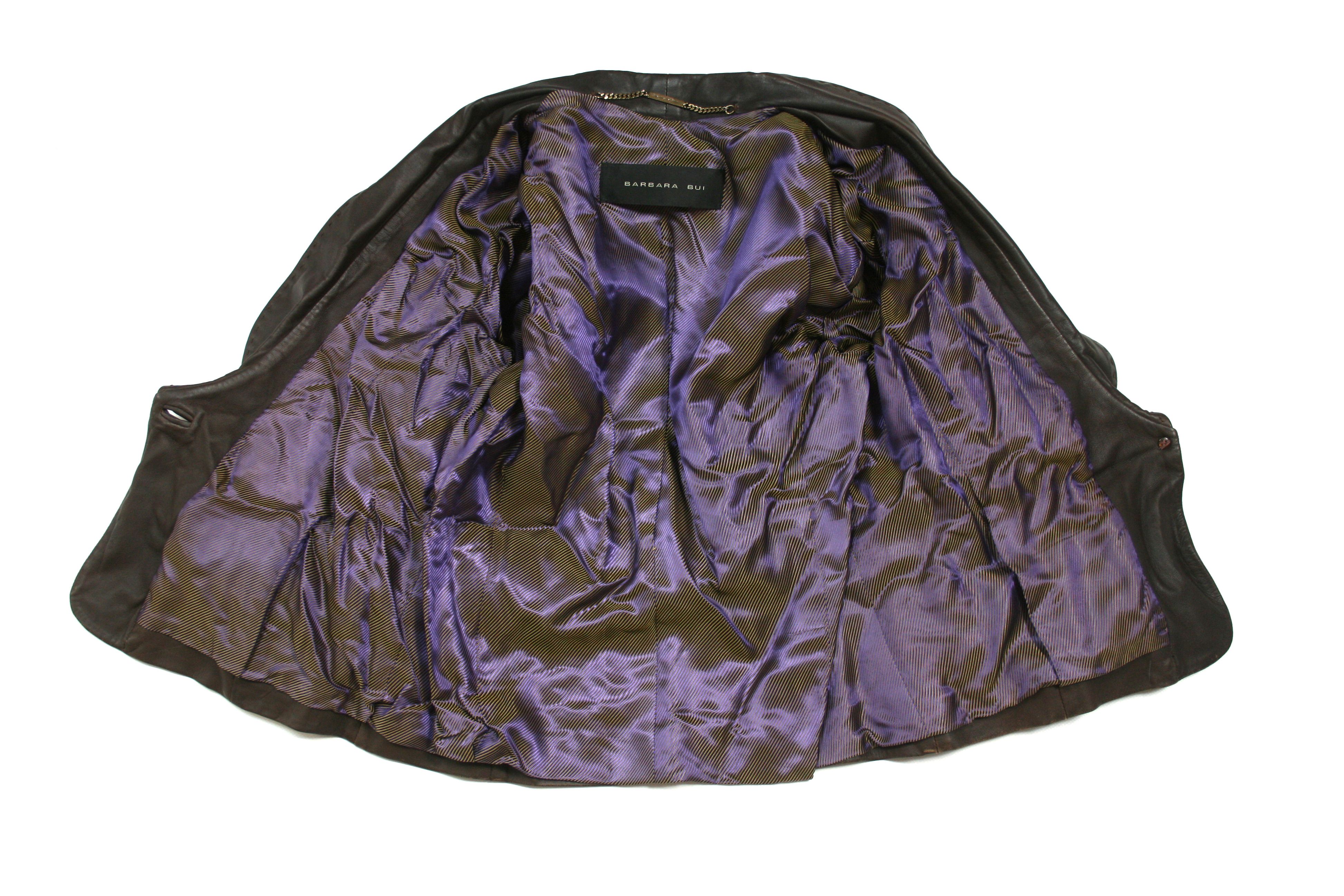 Barbara Bui Leather Blazer Size M / US 6-8 / IT 42-44 - 12 Thumbnail