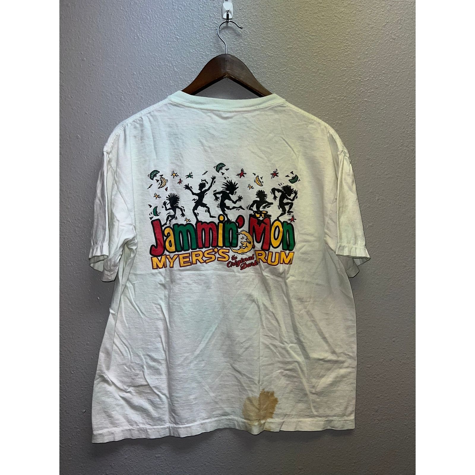 Vintage Vintage Myers Rum Shirt Jammin Mon Liquor Stained Stain L Size US L / EU 52-54 / 3 - 8 Thumbnail