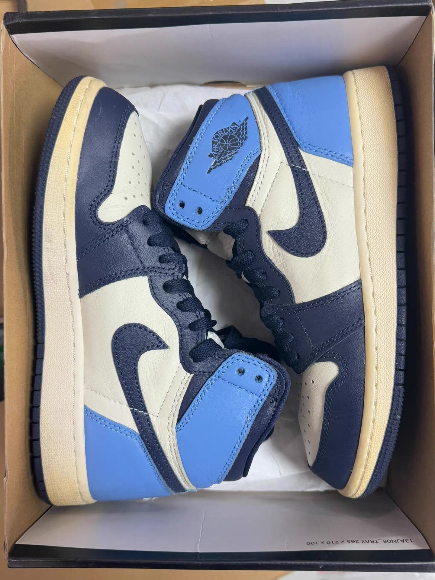 Nike Air Jordan 1 Obsidian Ｑ20 Size US 6 / IT 36 - 2 Thumbnail