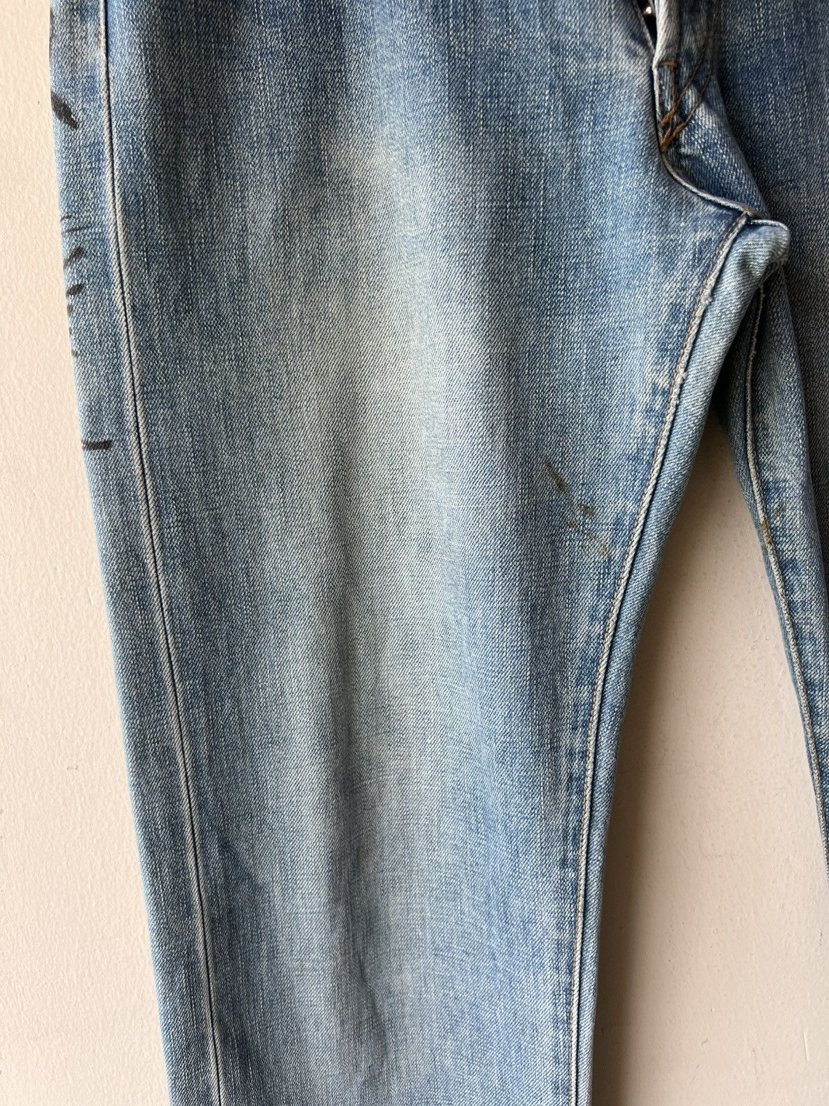 Shellac Vintage 90s Ozone Rocks Japan Fade Aging Stains Jeans Size US 32 / EU 48 - 16 Thumbnail