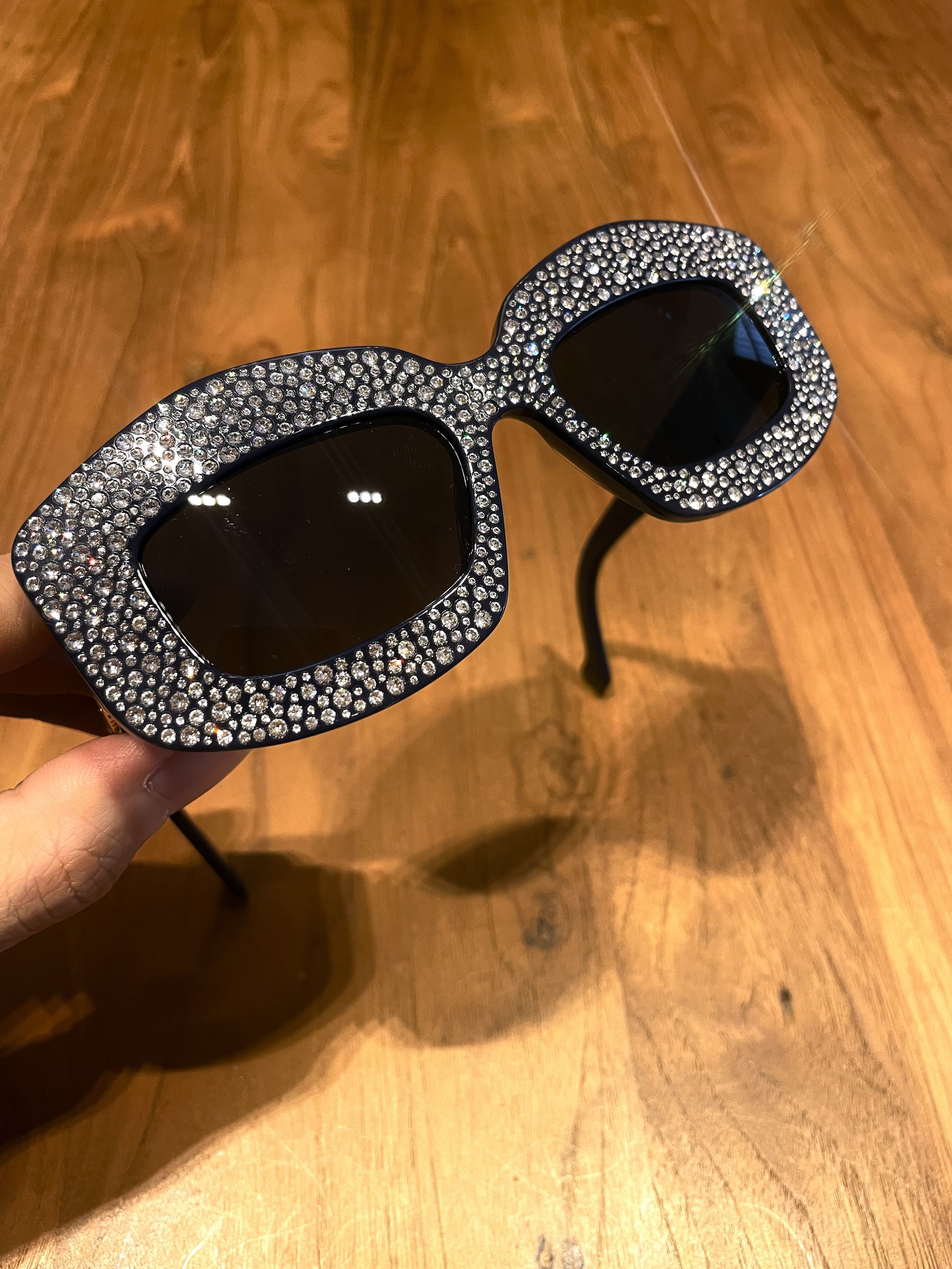 Loewe DIAMANTE PAVÉ RHINESTONES CRYSTAL ICED DISCO RAVE SUNGLASSES Size ONE SIZE - 5 Thumbnail