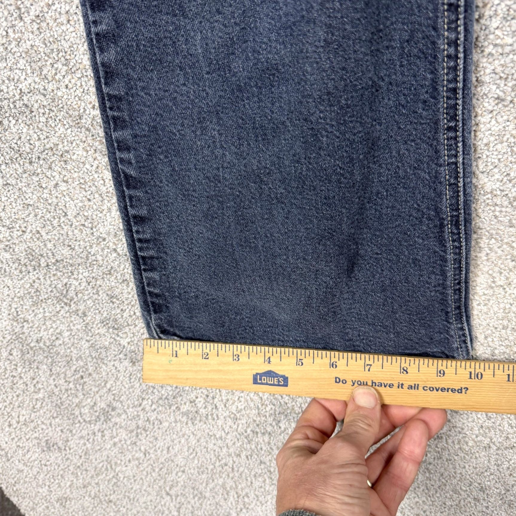 Old Navy VINTAGE Old Navy Jeans Womens 12 30x29 Blue Denim Bootcut High-Rise Stretch Dark Wash Size 34" / US 12 / IT 48 - 3 Thumbnail