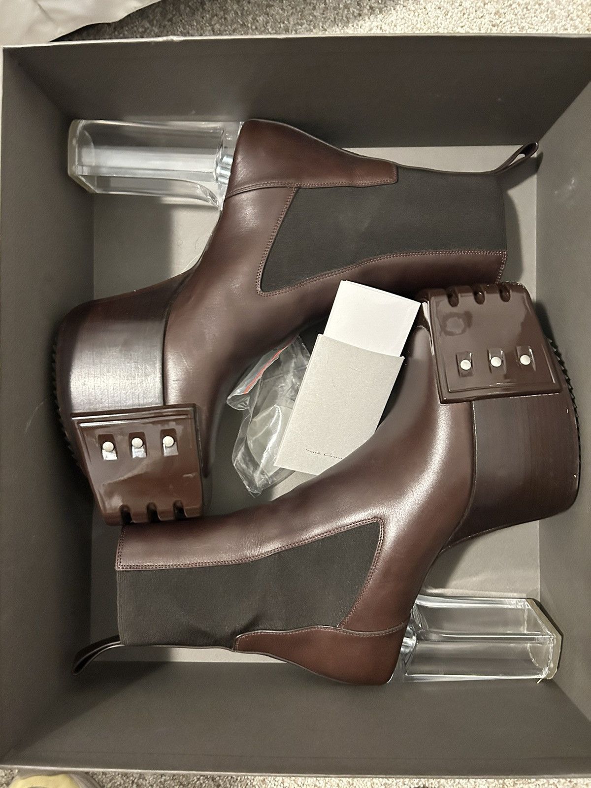 Rick Owens FW 2021 OX BLOOD KISS BOOTS Size US 8.5 / EU 41-42 - 1 Thumbnail