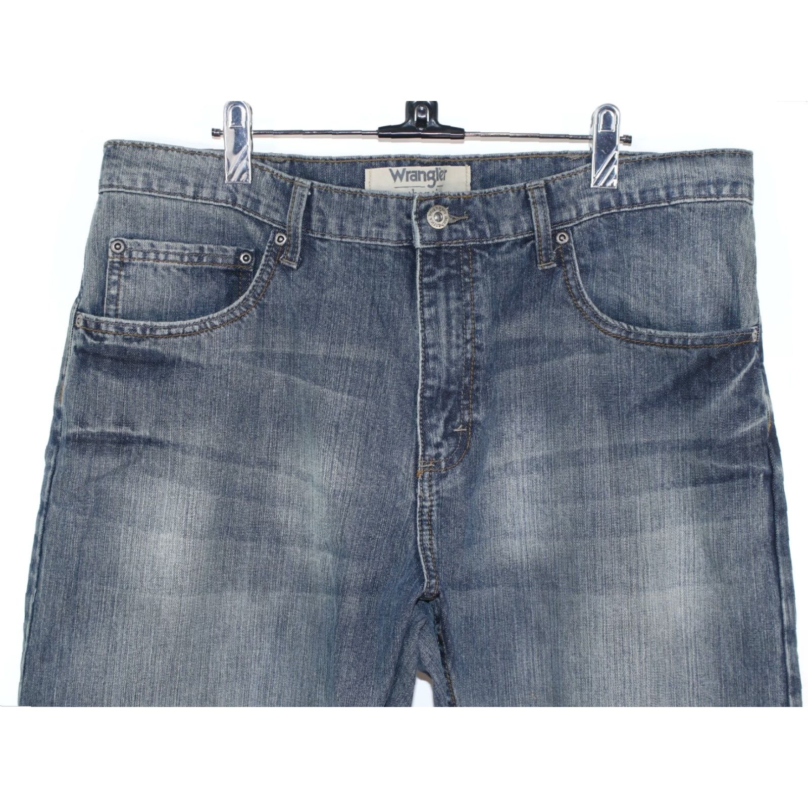 Wrangler Wrangler Authentic Blue Jeans Boot Cut Men 36 Dark Wash 36X30 100% Cotton Denim Size US 36 / EU 52 - 3 Thumbnail