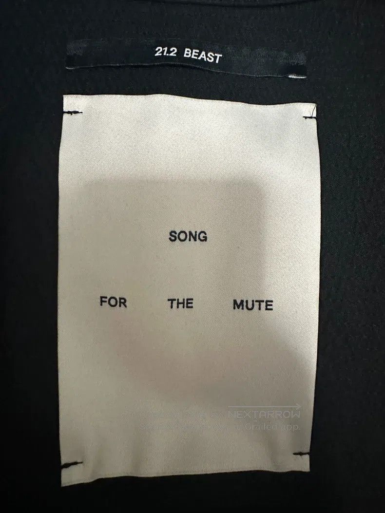 Song For The Mute SONG FOR THE MUTE Black patchwork ribbon jacket Size US S / EU 44-46 / 1 - 4 Thumbnail