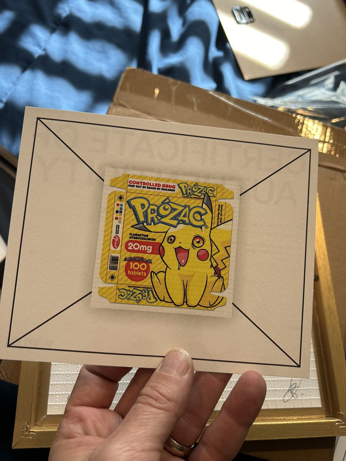 Pokemon Ben Frost Pokémon Acid Blotter🔥🔥 Size ONE SIZE - 6 Thumbnail