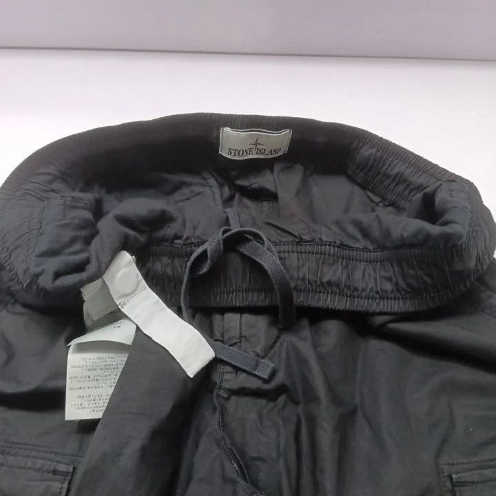 Stone Island Stone Island Black Cargo Pants for Men Size US 32 / EU 48 - 4 Thumbnail