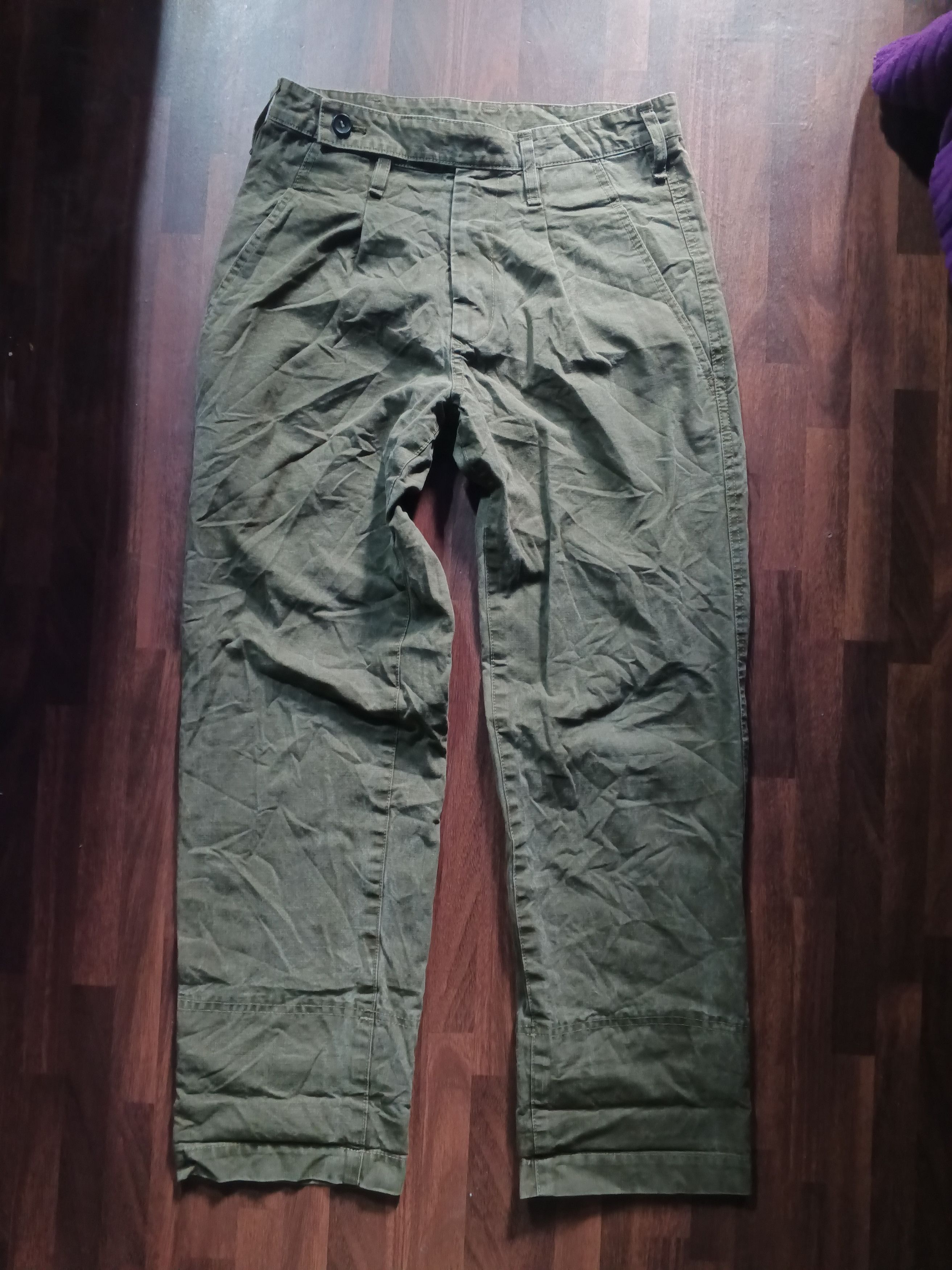 Japanese Brand × Y's × Yohji Yamamoto Y's Yohji Yamamoto Beige Casual Pants Size 28" / US 6 / IT 42 - 1 Thumbnail