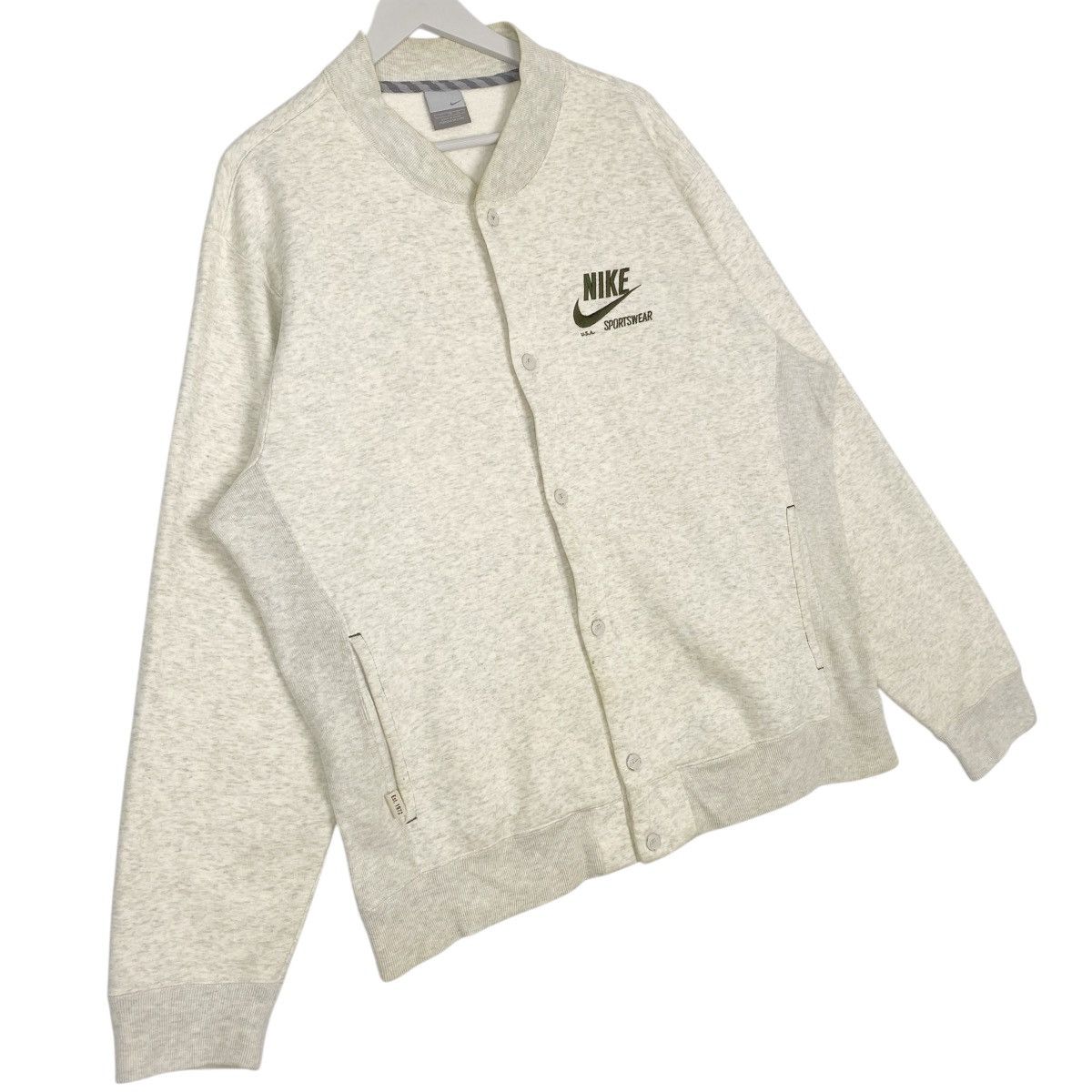 Other Vintage Nike Cardigan Small Logo White Pullover Jumper Sz XL Size US XL / EU 56 / 4 - 3 Thumbnail