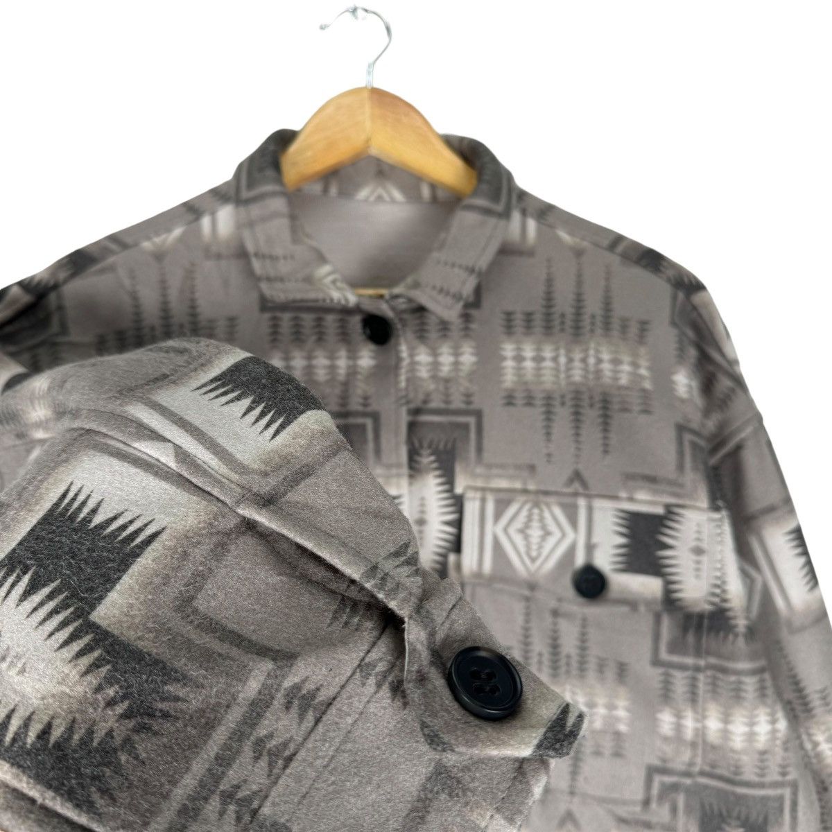 Ciaopanic × Native ❄️CIAOPANIC NATIVE AZTEC BUTTON FLANNEL JACKET Size S / US 4 / IT 40 - 5 Thumbnail