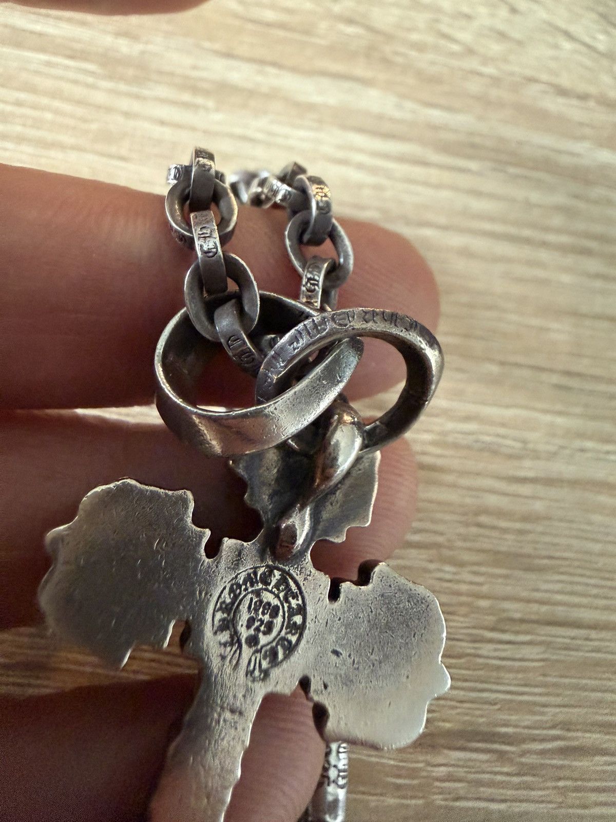 Chrome Hearts Chrome Hearts Large "XS" Filigree Pendant + paper chain Size ONE SIZE - 4 Thumbnail