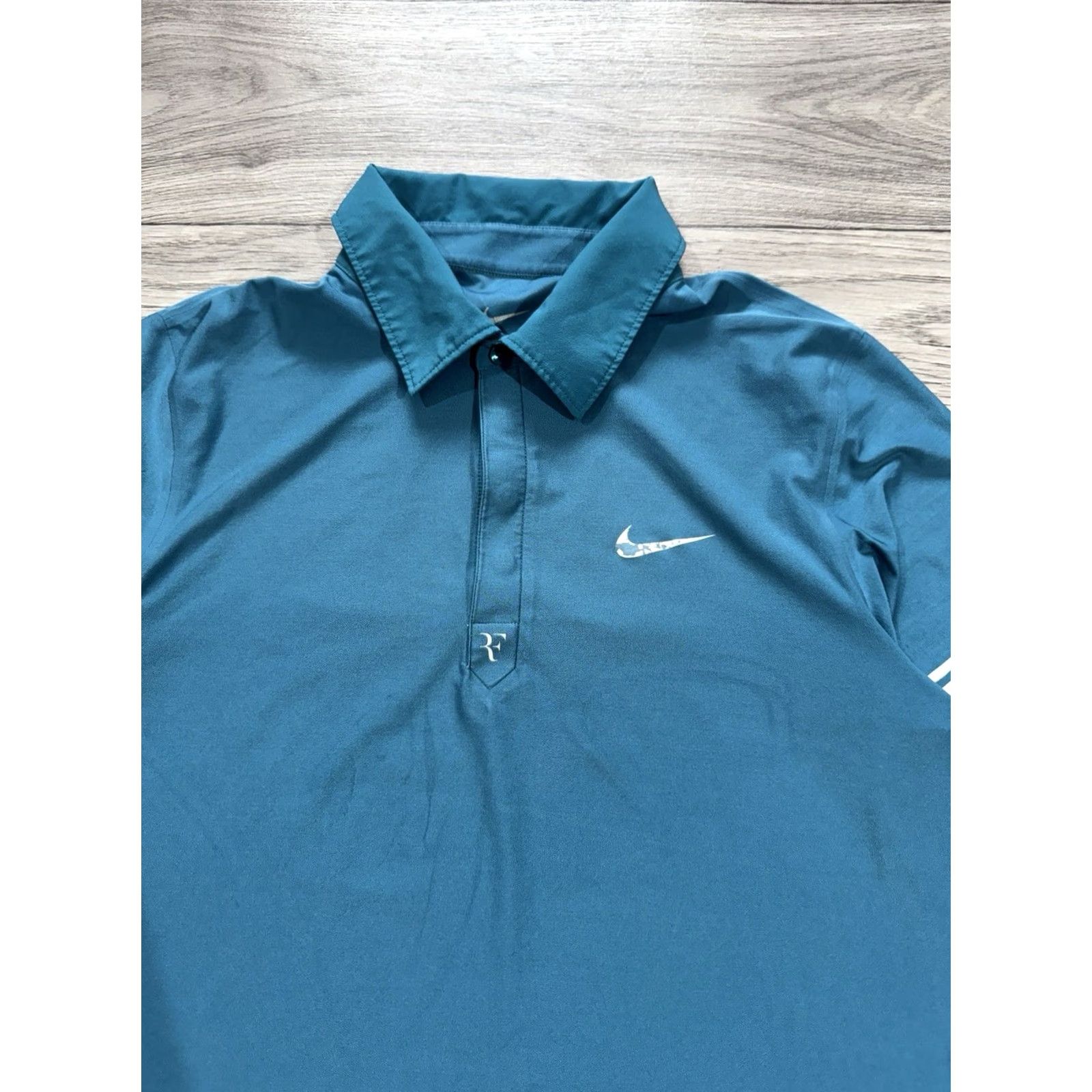 Nike Nike Roger Federer RF 2010 French Open Polo Shirt M Men Multicolor T-Shirt Size US M / EU 48-50 / 2 - 7 Thumbnail