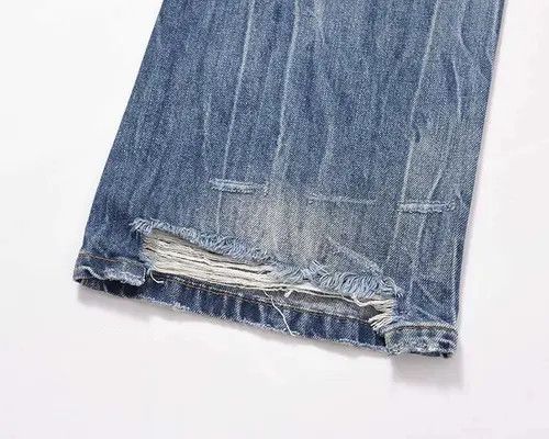 VIBE washed faded ripped damaged jeans Size US 32 / EU 48 - 3 Thumbnail